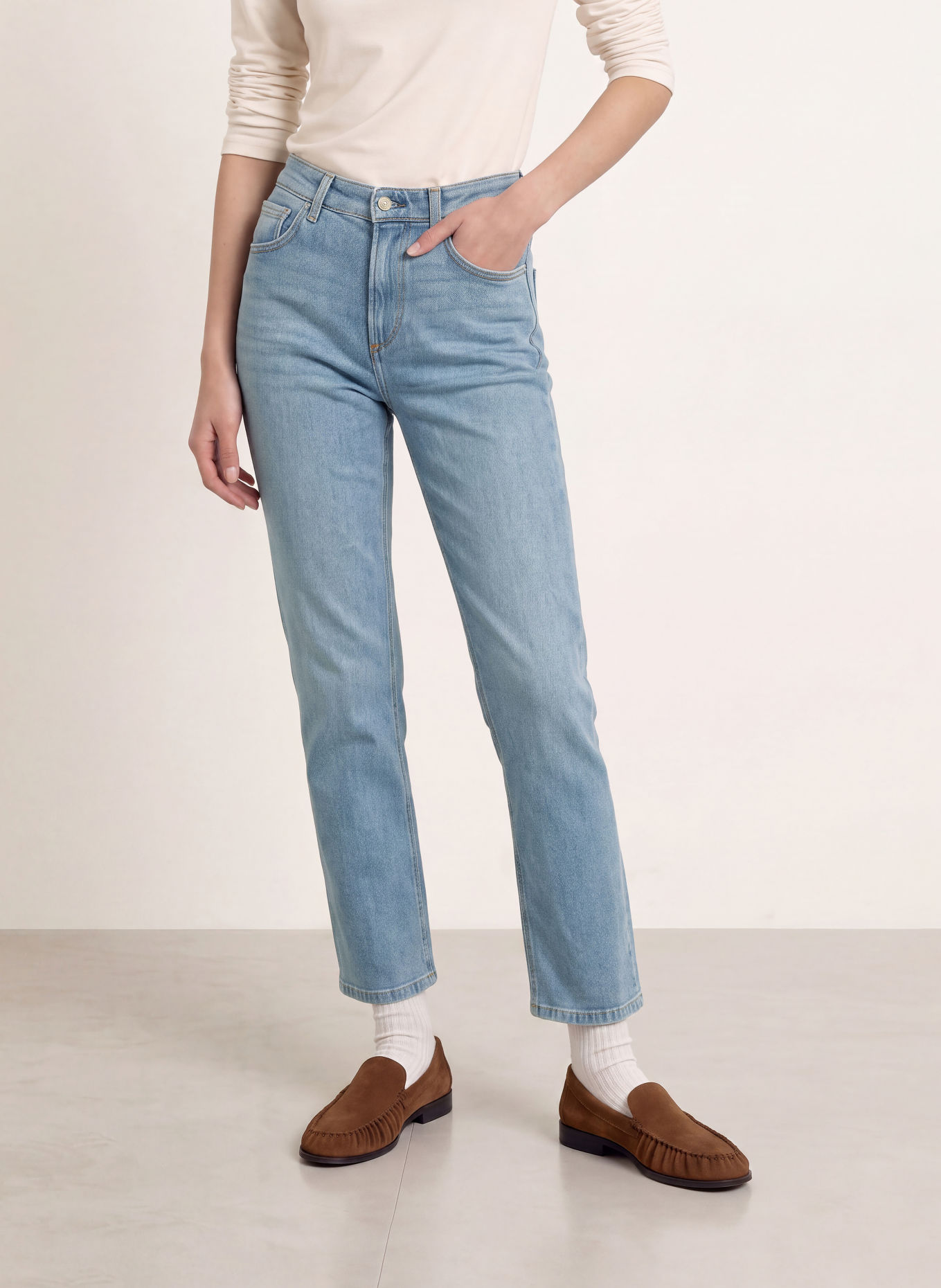 Marc O'Polo DENIM OLINA Straight jeans: 4928 Medium Blue_Multi_01