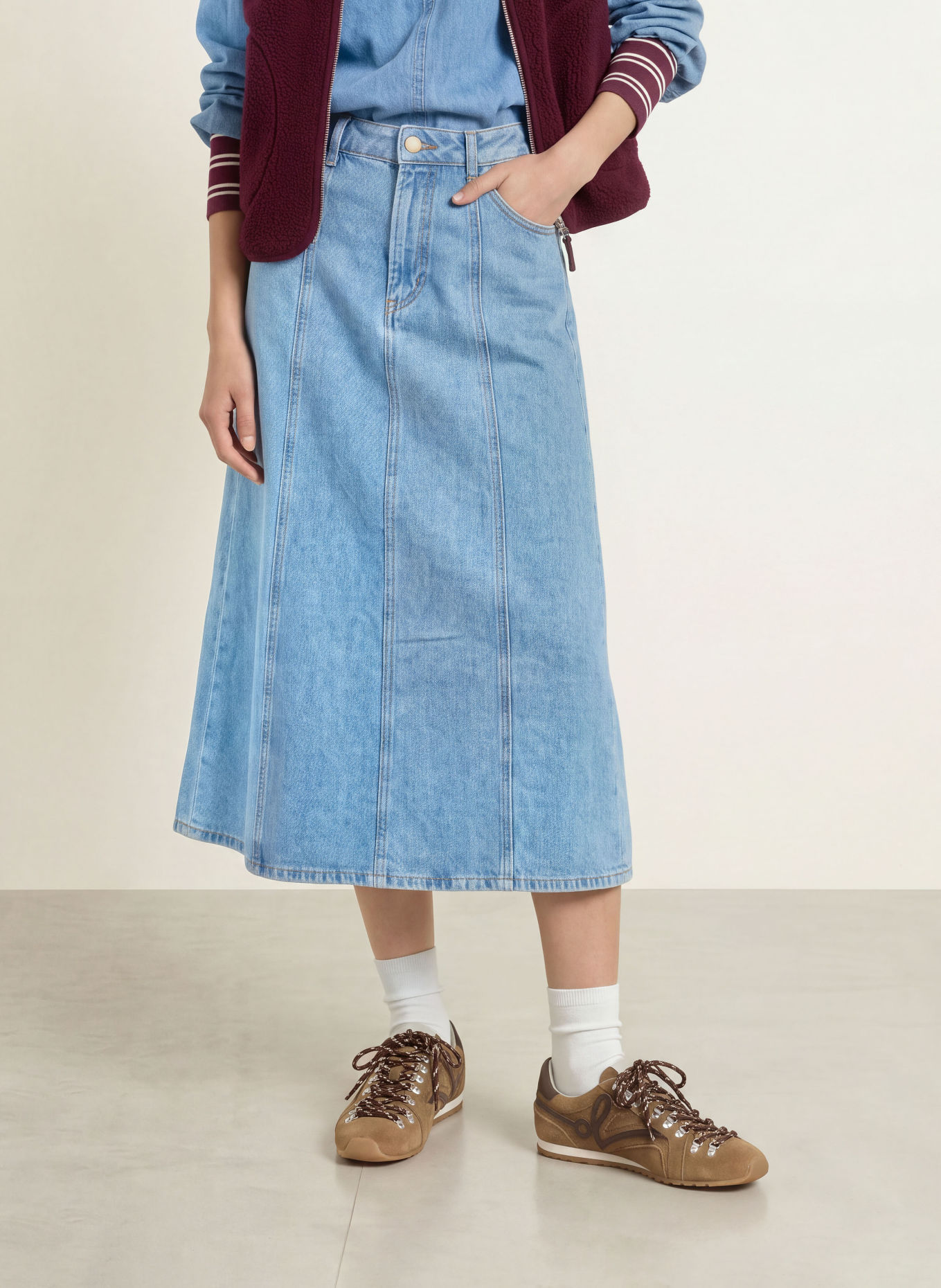 Marc O'Polo DENIM Jupe en jean: BLEU CLAIR