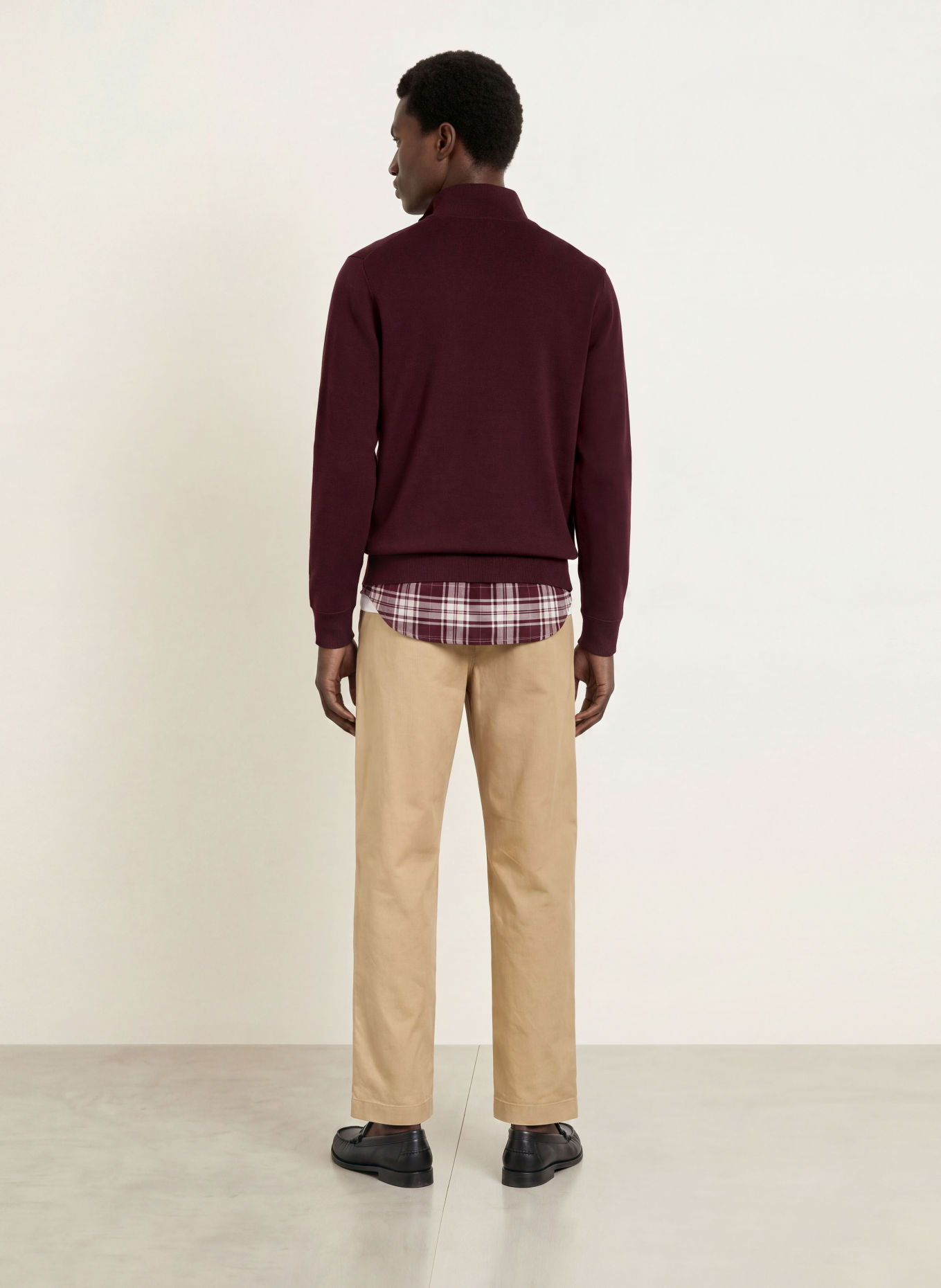 LACOSTE Chino Regular Fit: BEIGE