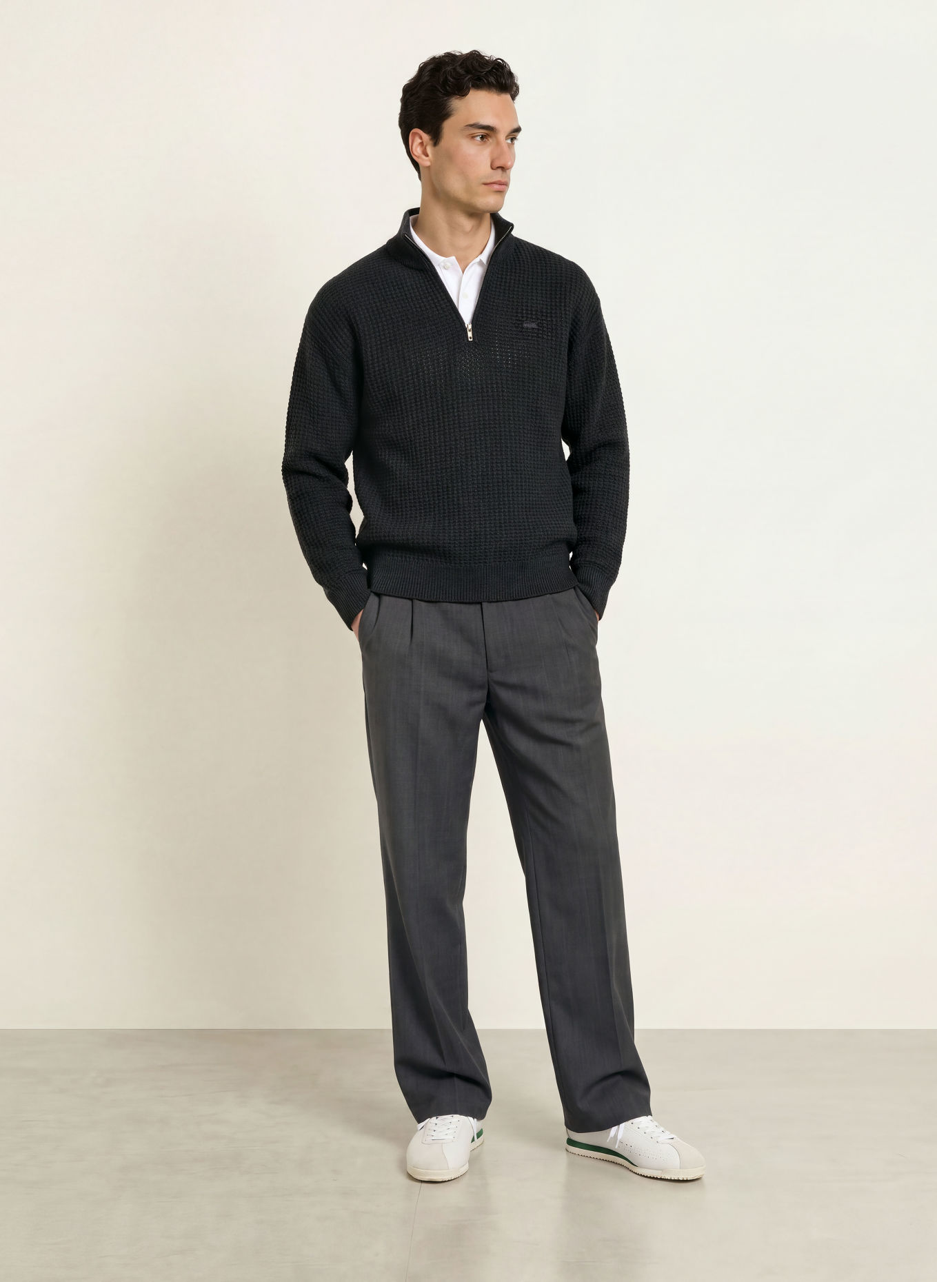 LACOSTE Troyer: DUNKELGRAU