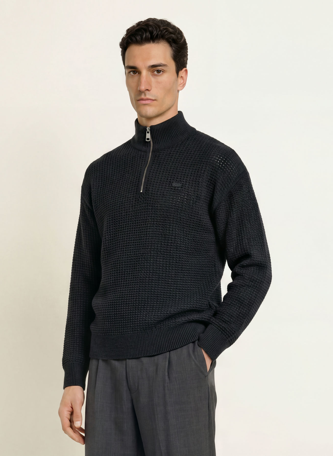 LACOSTE Troyer: DUNKELGRAU