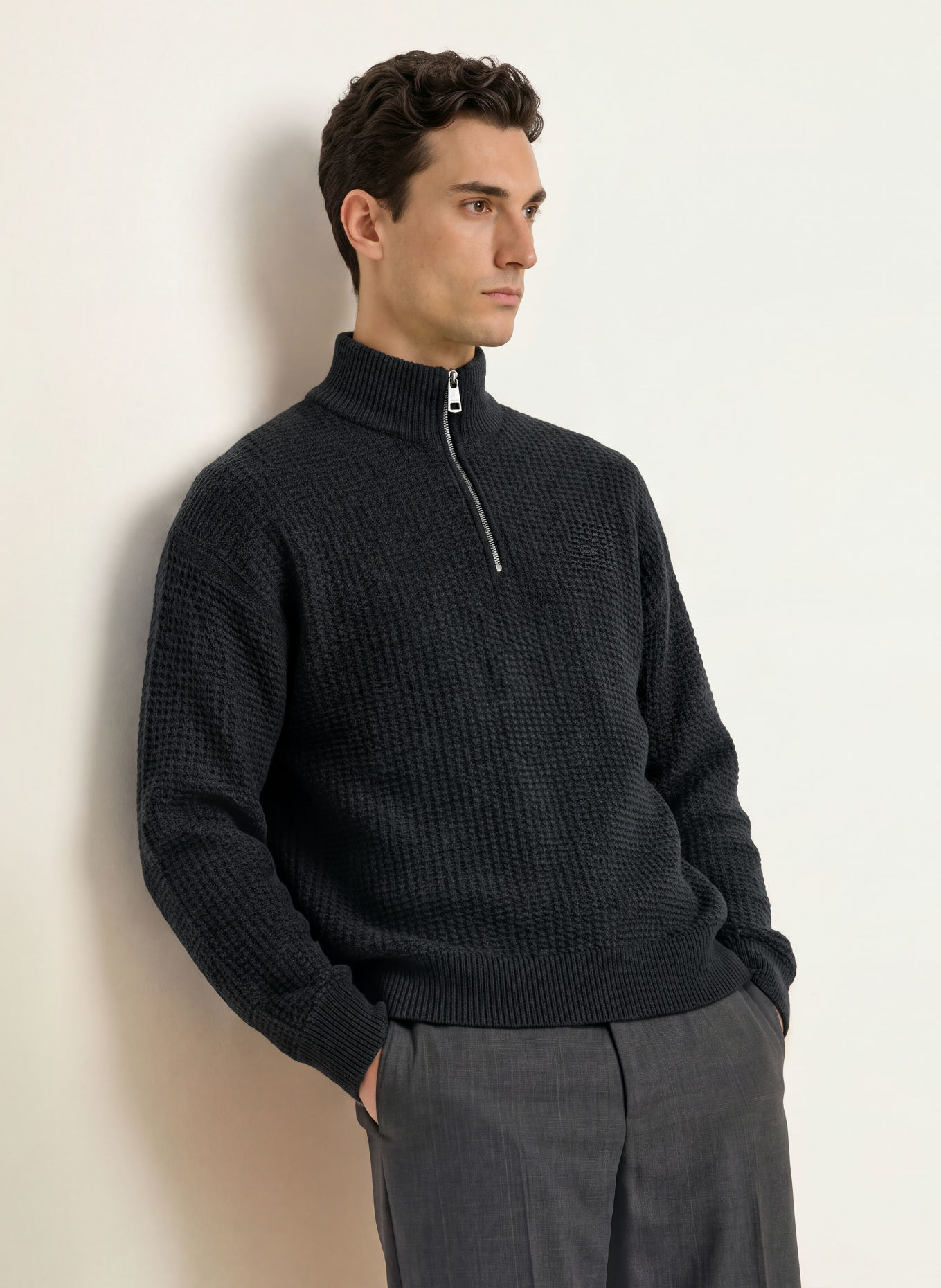 LACOSTE Troyer: DUNKELGRAU