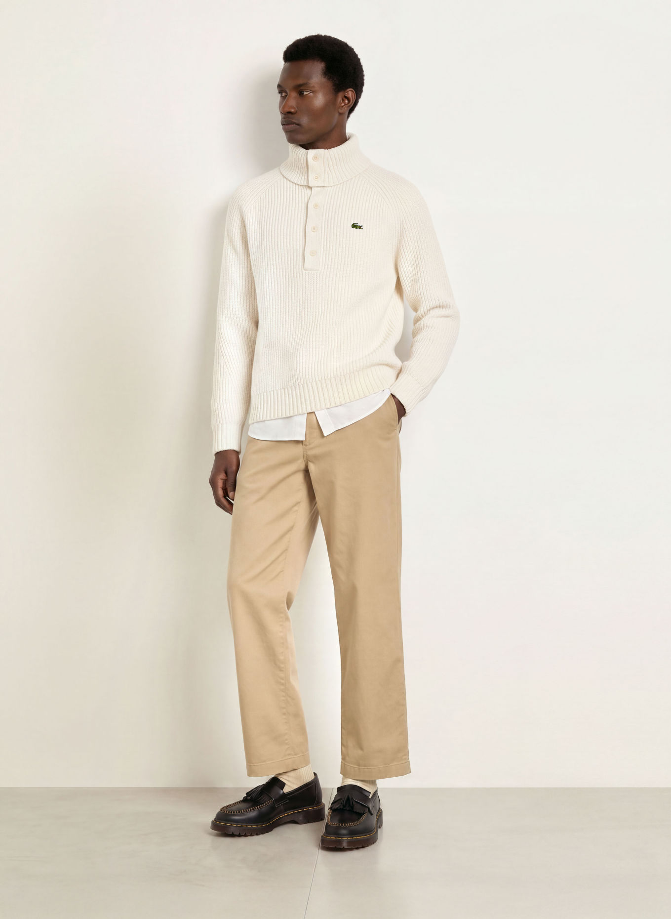 LACOSTE Pullover: ECRU