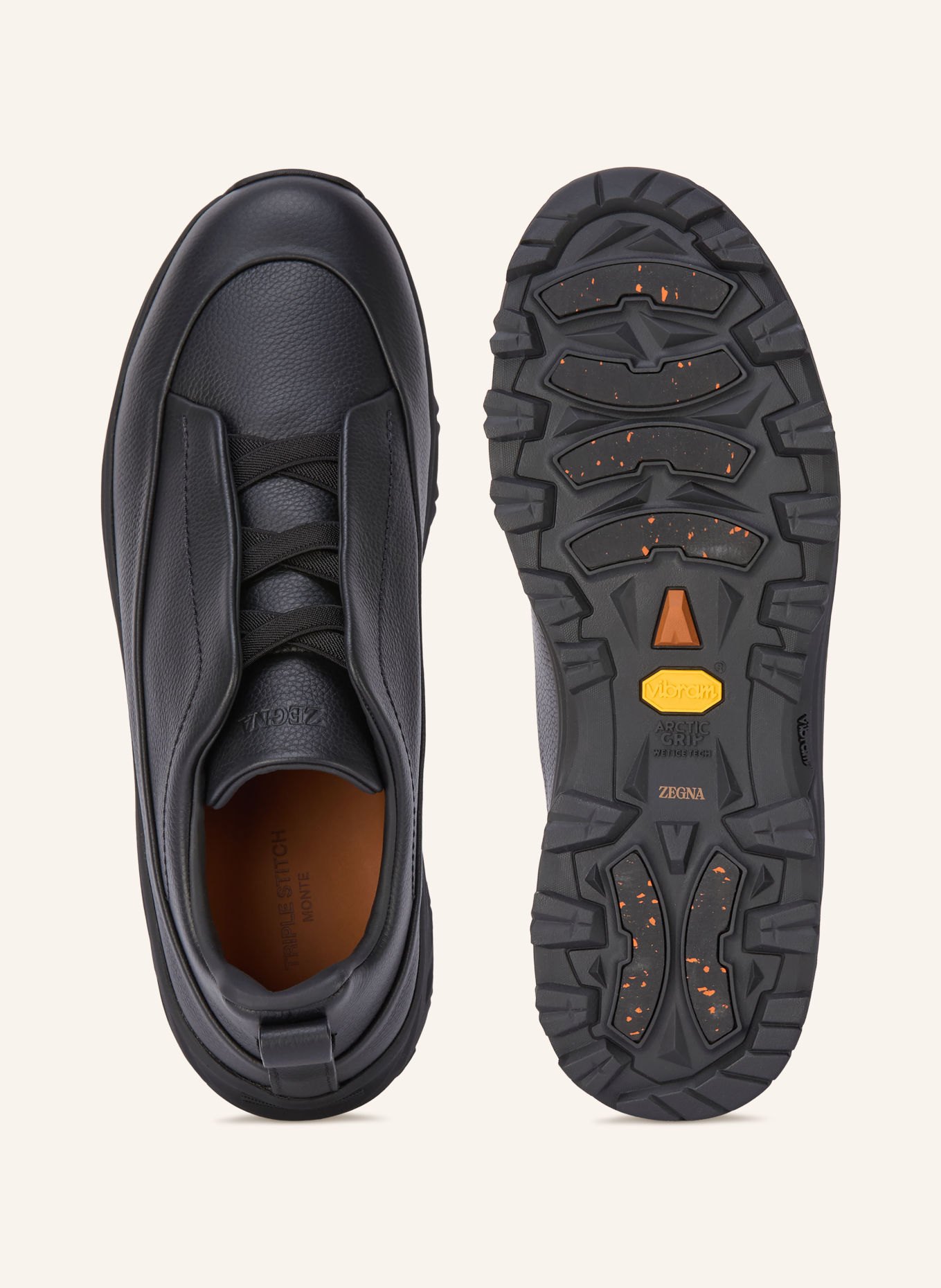 ZEGNA Slip-on-Sneaker: SCHWARZ