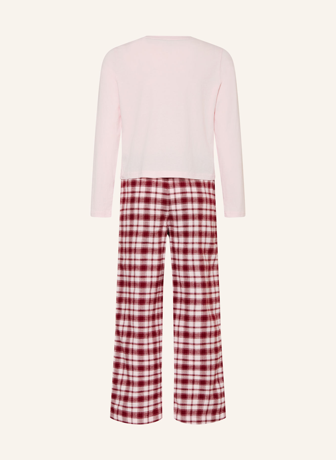TOMMY HILFIGER Pyjamas HERITAGE: LYSEROSA / MØRKERØD