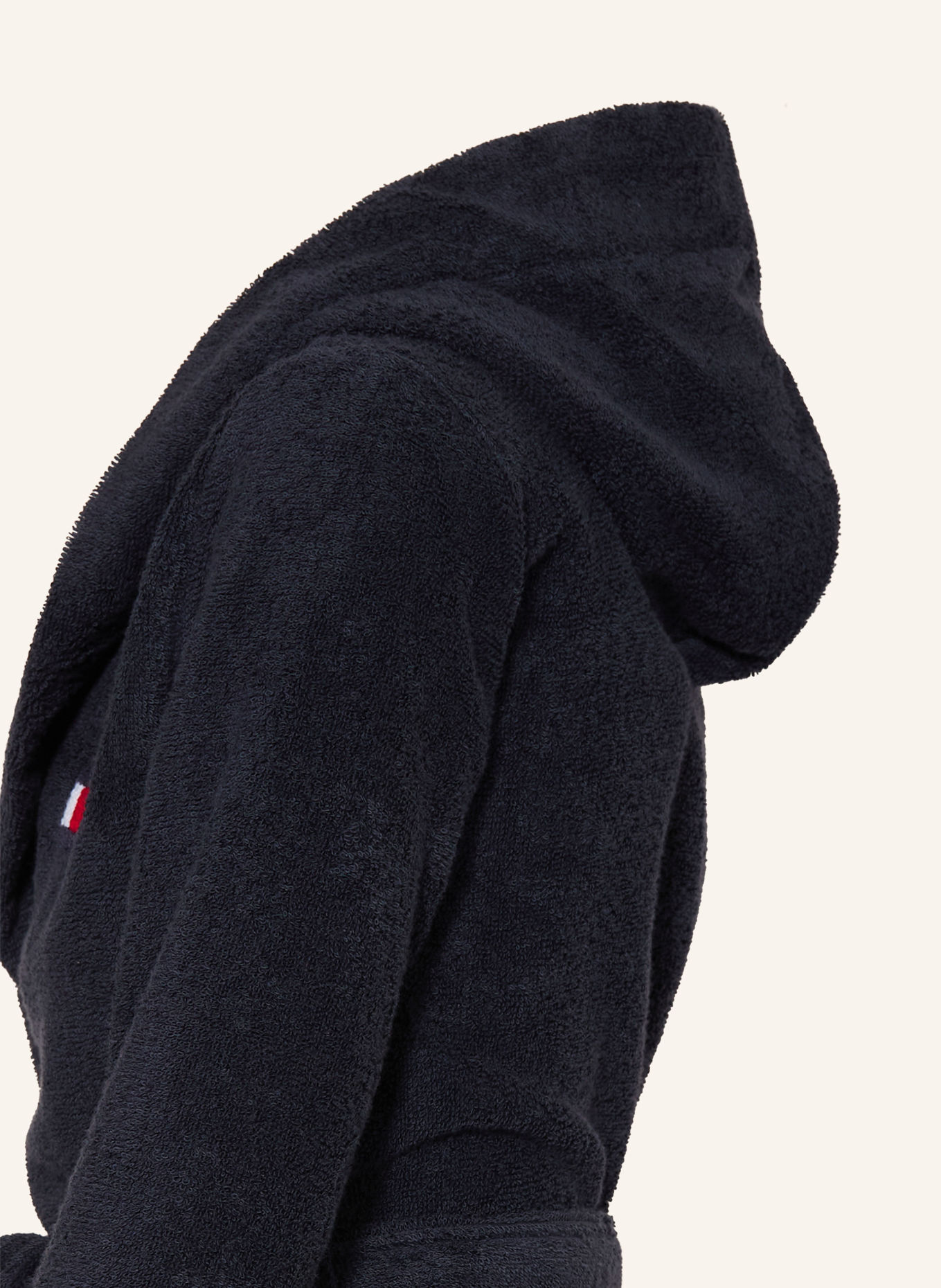 TOMMY HILFIGER Unisex-Bademantel HERITAGE: DUNKELBLAU