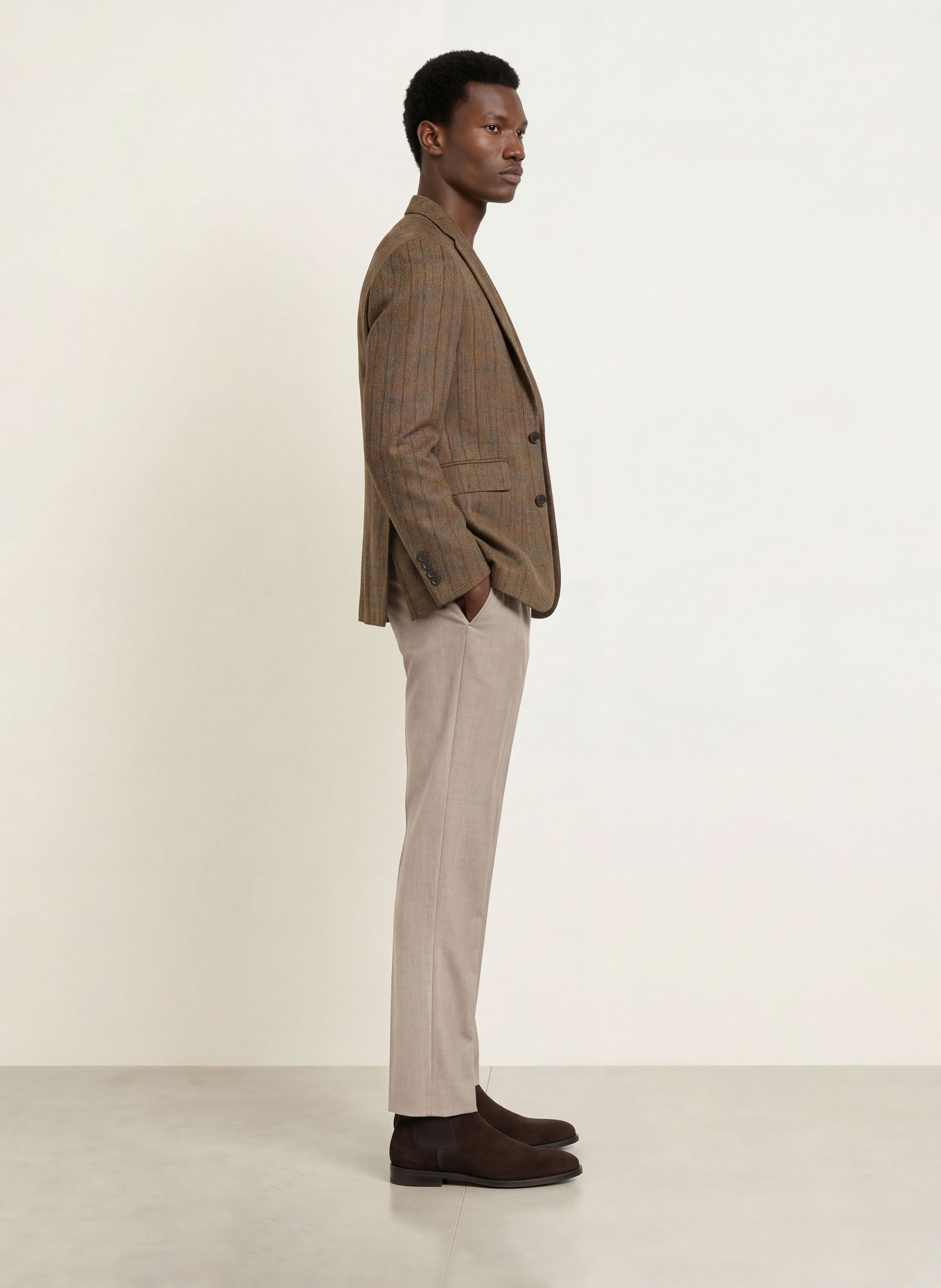 HACKETT LONDON Colbert TATTERSALL Extra Slim Fit: DONKERGROEN / DONKERROOD / DONKERBLAUW