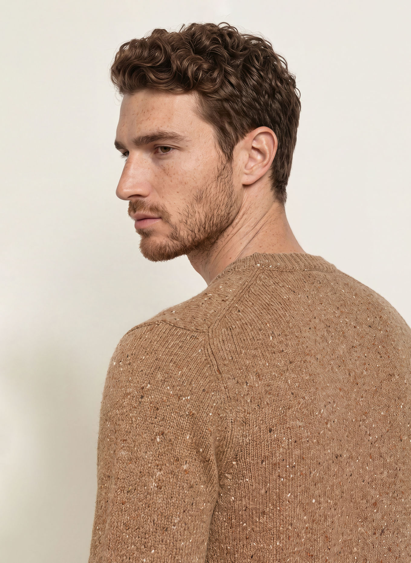 HACKETT LONDON Pull DONEGAL: MARRON