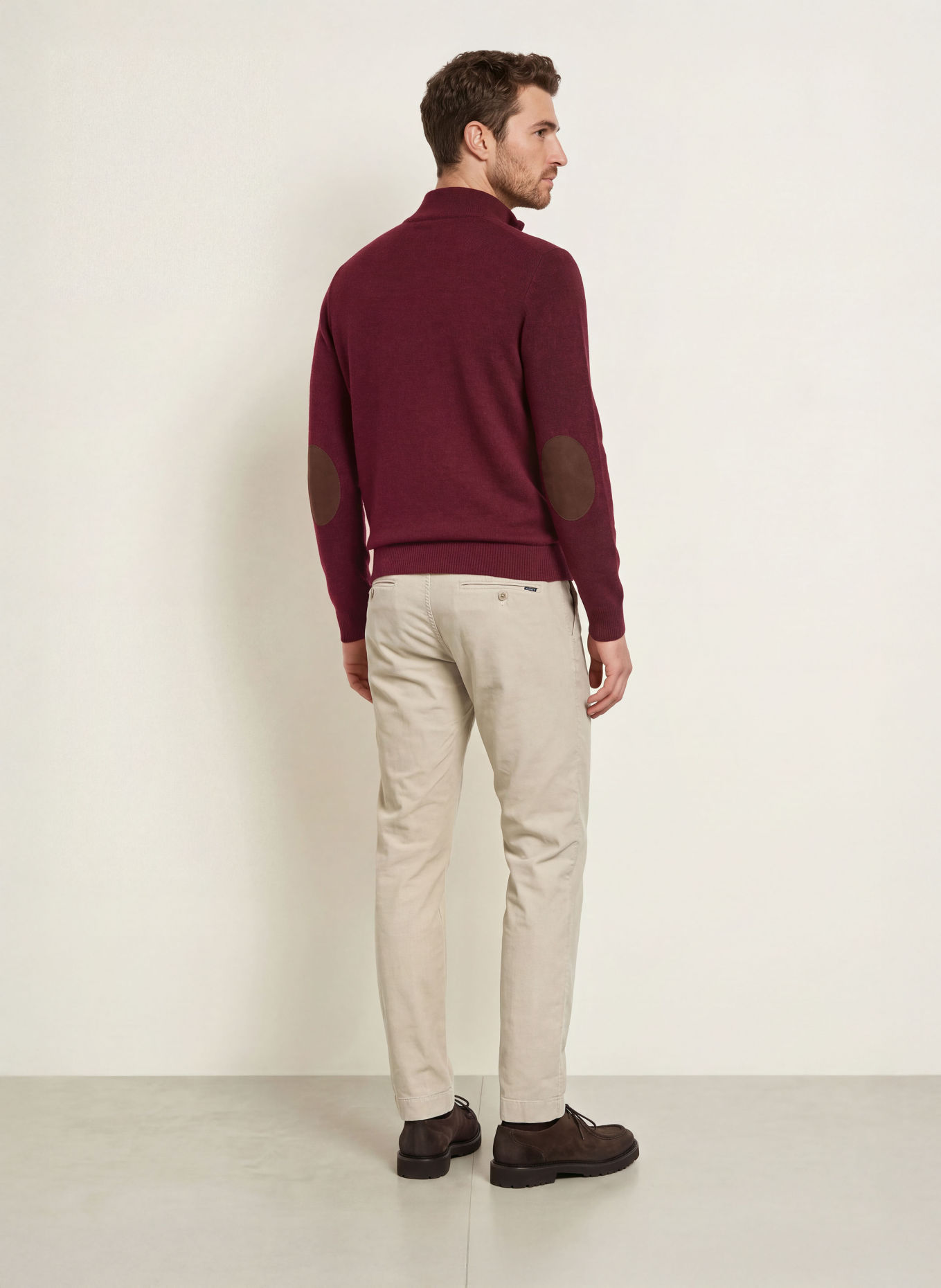 HACKETT LONDON Pantalon en velours côtelé KENSINGTON, coupe slim: CRÈME