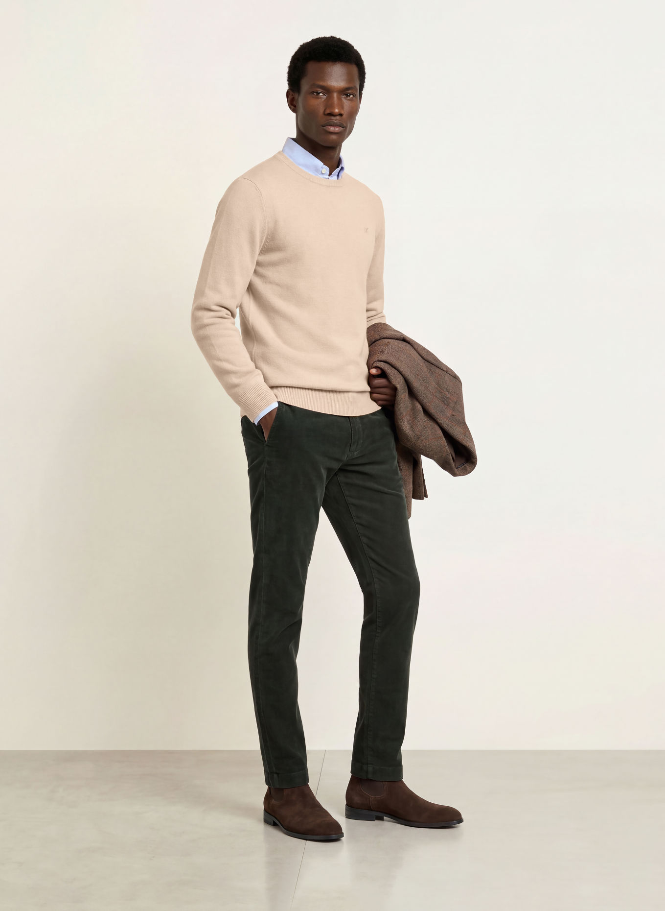 HACKETT LONDON Sweater: BEIGE