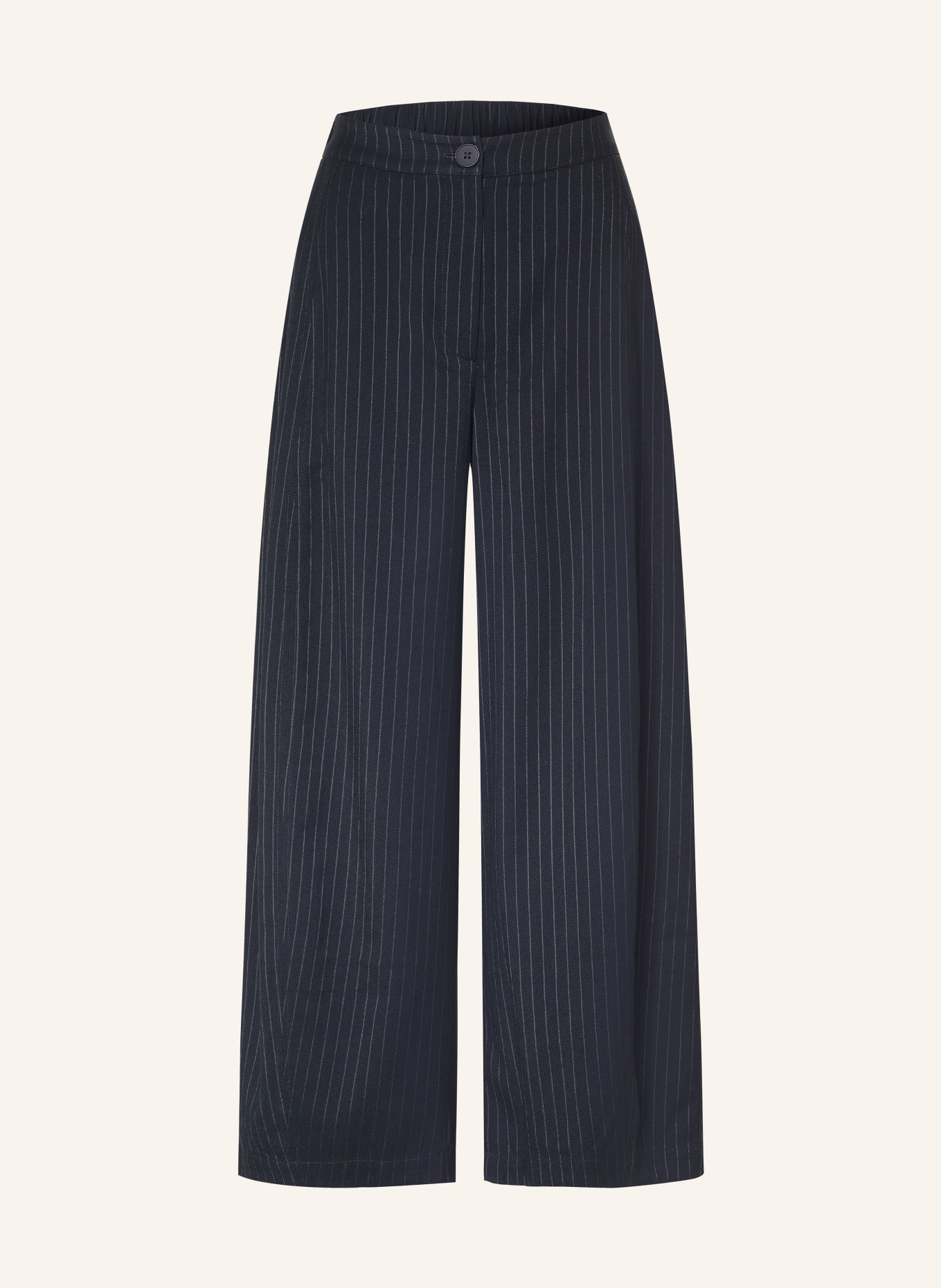 lollys laundry 7/8-length trousers BAMBUSLL: DARK BLUE / BLUE GRAY
