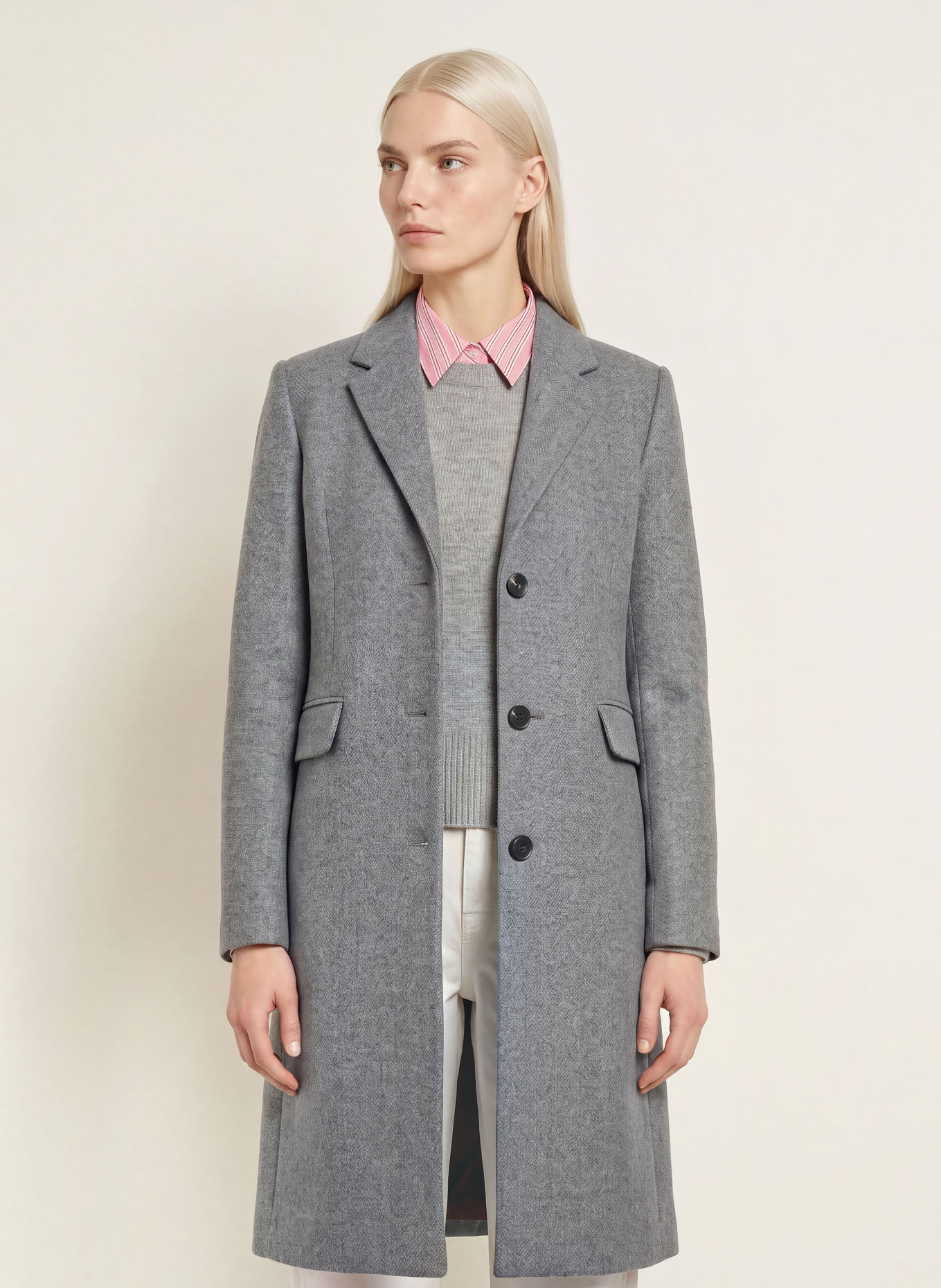 TOMMY HILFIGER Blazermantel: GRAU
