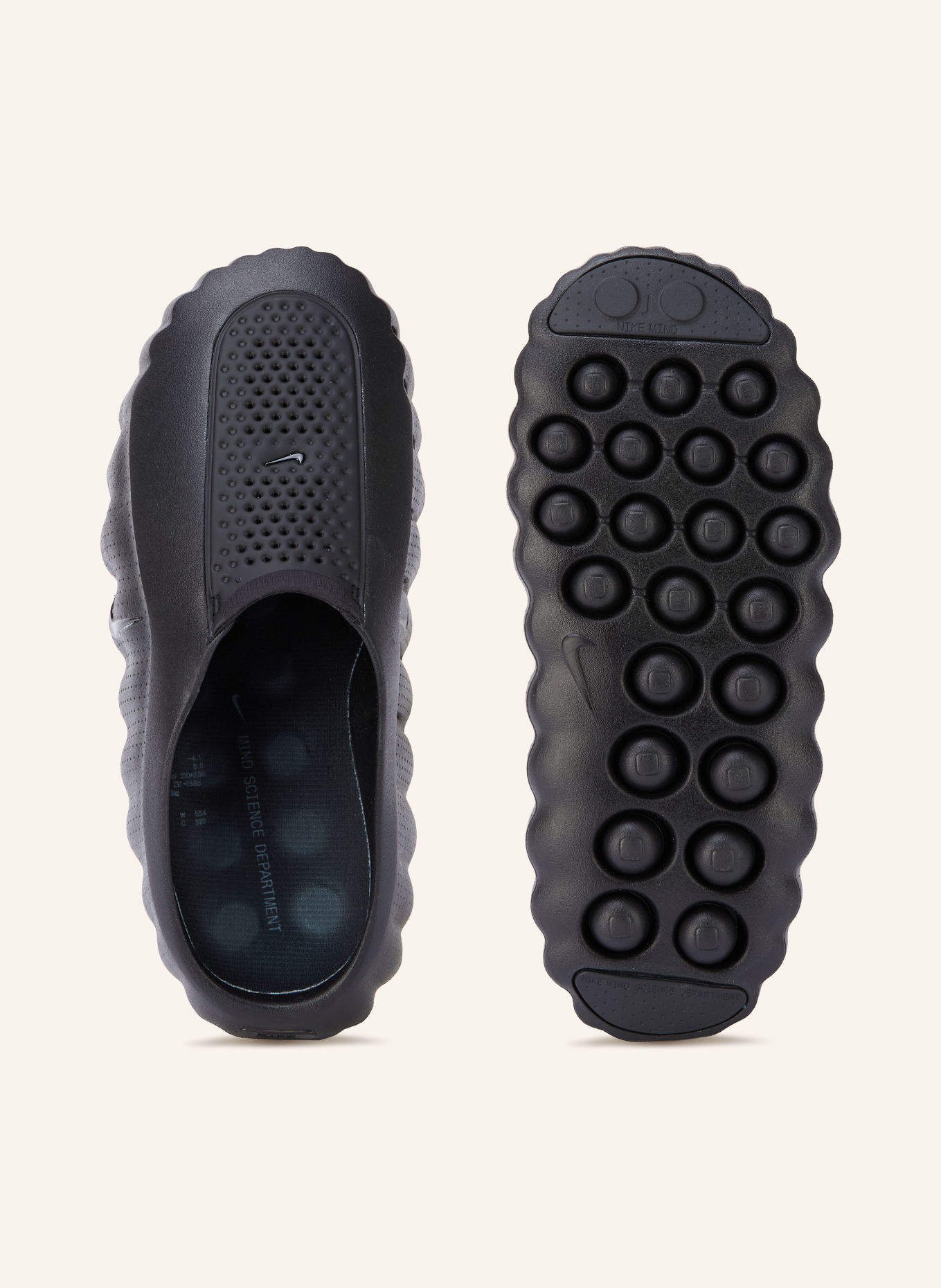 Nike MIND 001 Slides: BLACK