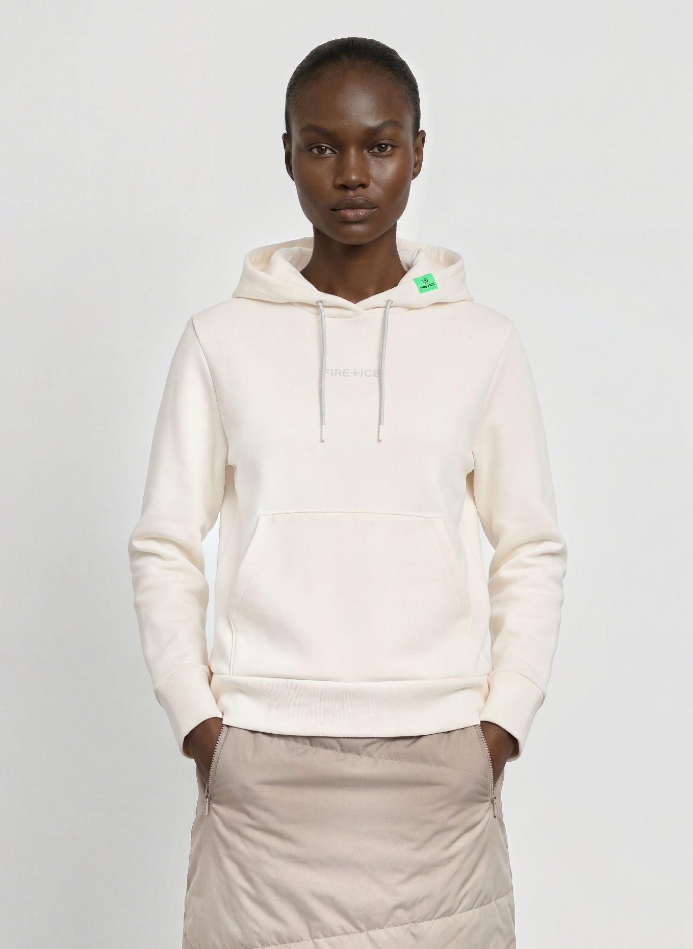 FIRE+ICE NILA Hoodie: CREAM
