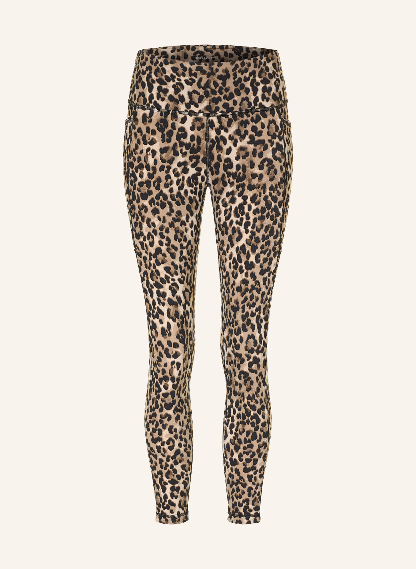 Sweaty Betty POWER Leggings: BROWN / BEIGE / BLACK