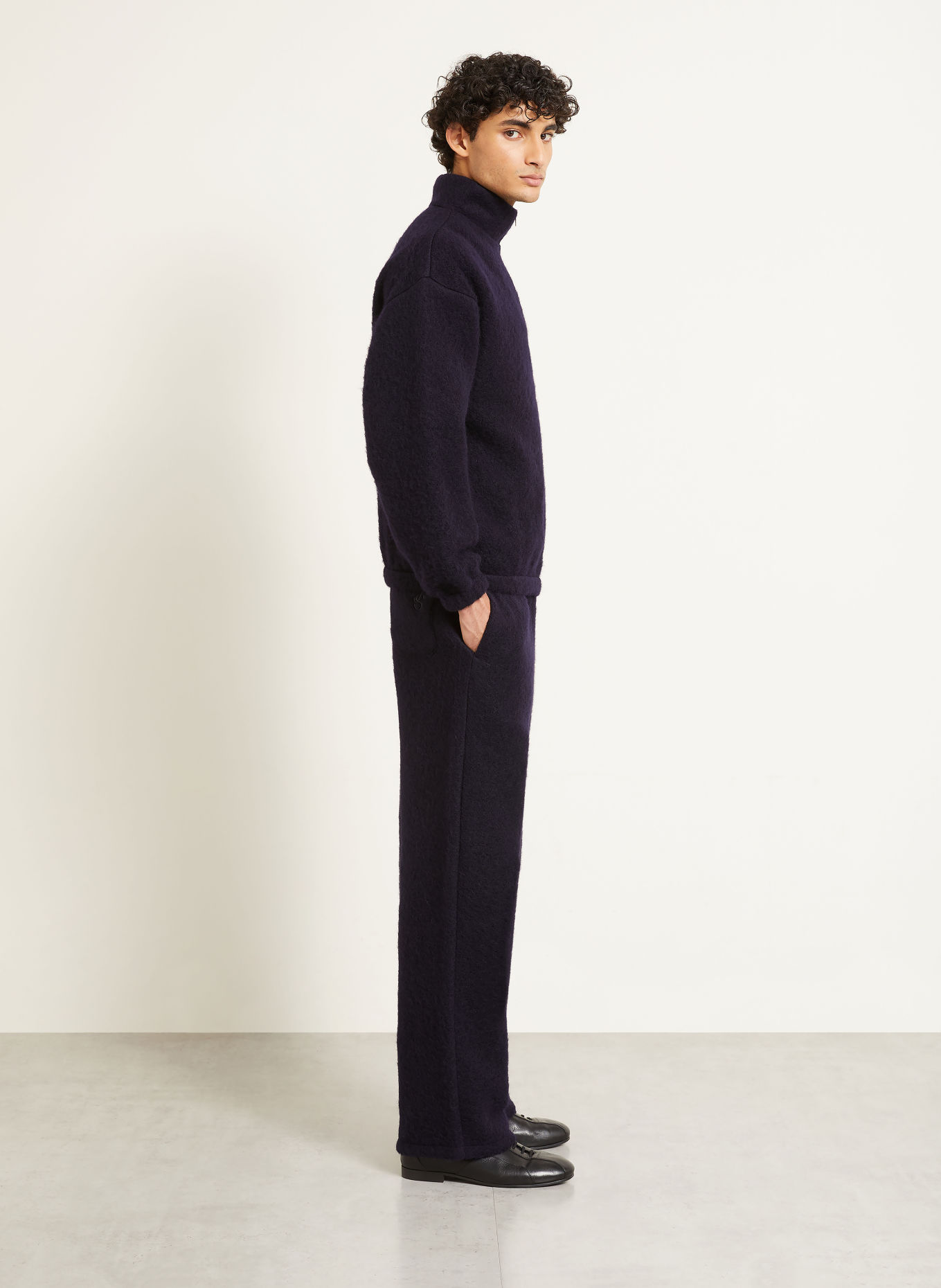 JIL SANDER Chinosy o regularnym kroju: GRANATOWY