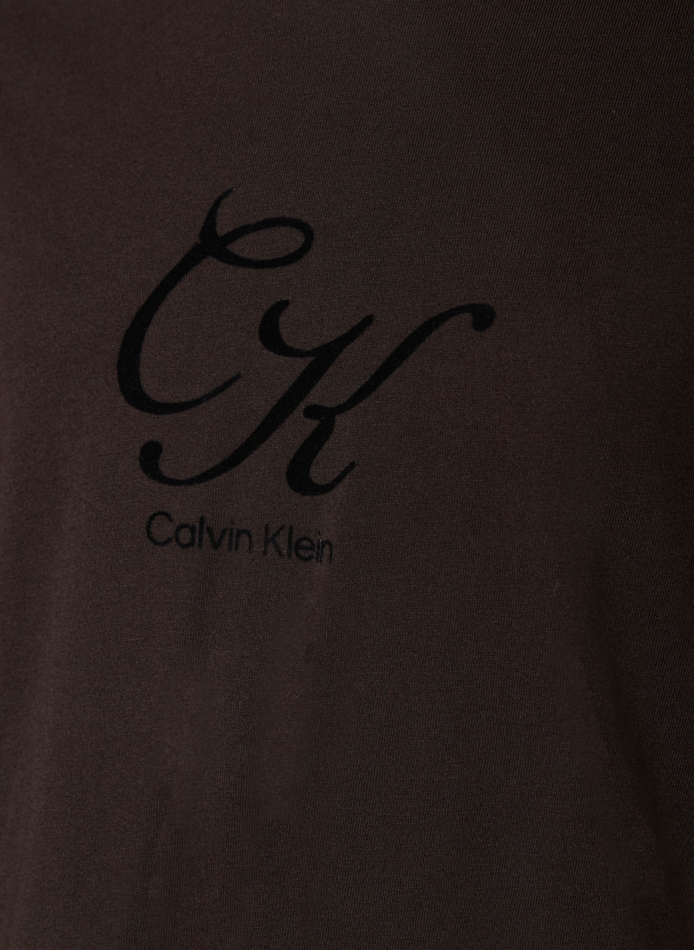 Calvin Klein Haut à manches longues: NOIR