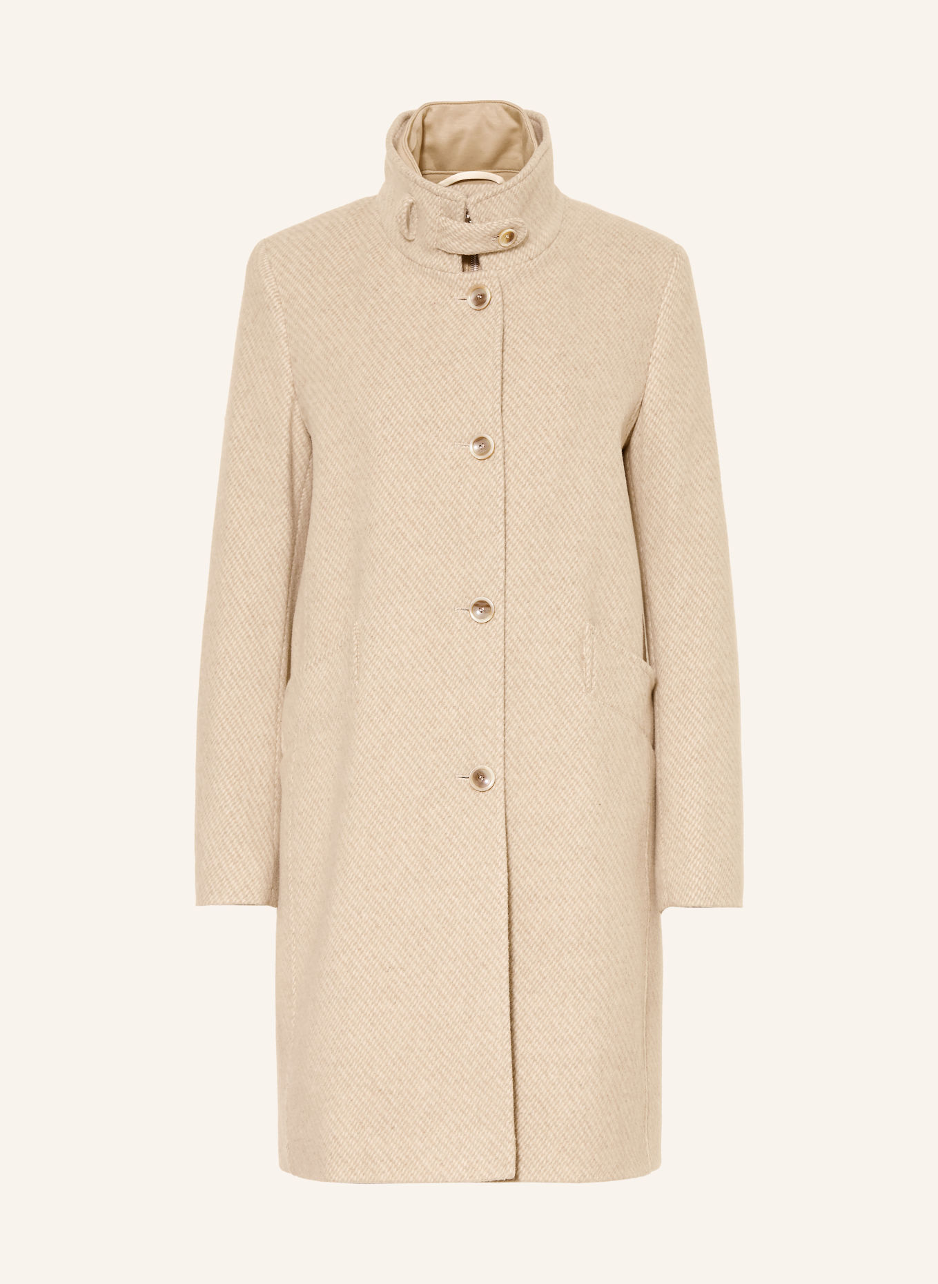 CINQUE CIASTOR Wool coat: BEIGE