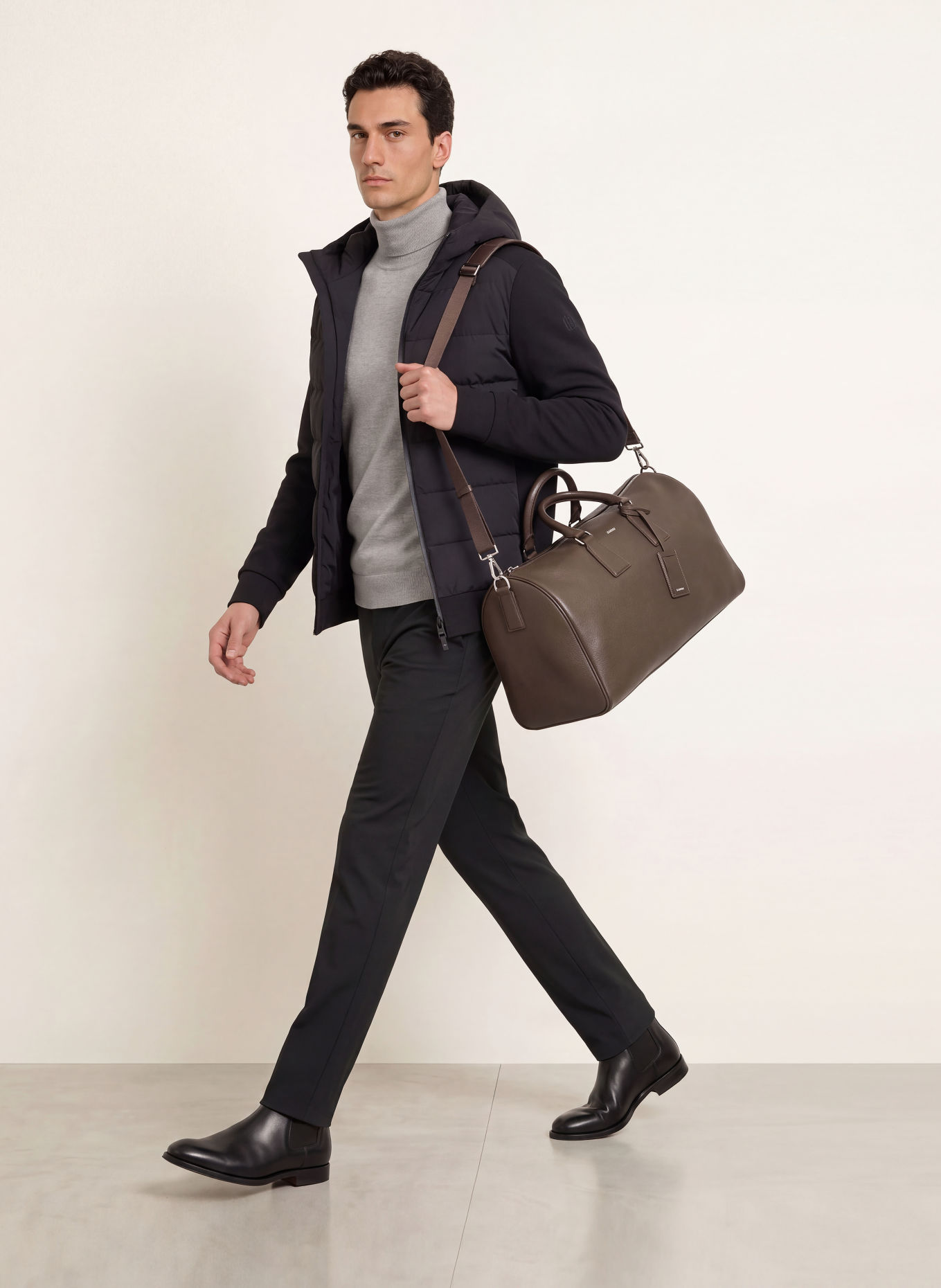 PT TORINO Hose im Jogging-Stil Slim Fit: SCHWARZ