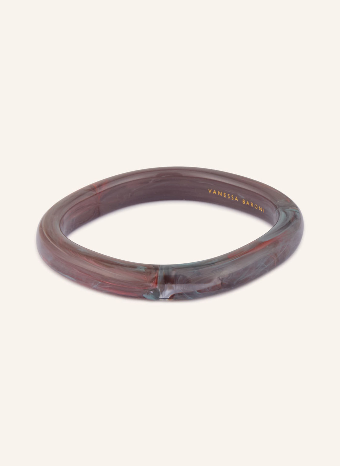 VANESSA BARONI SOFT EDGE Bangle: TAUPE