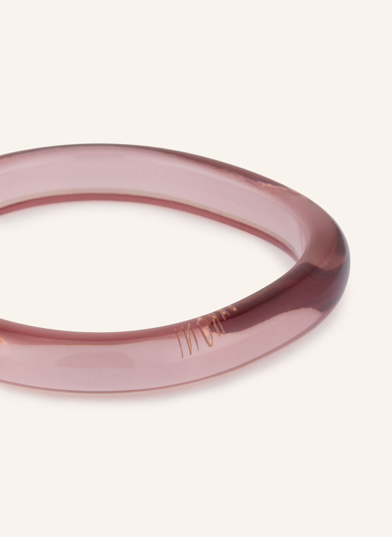 VANESSA BARONI SOFT EDGE Bangle: TAUPE