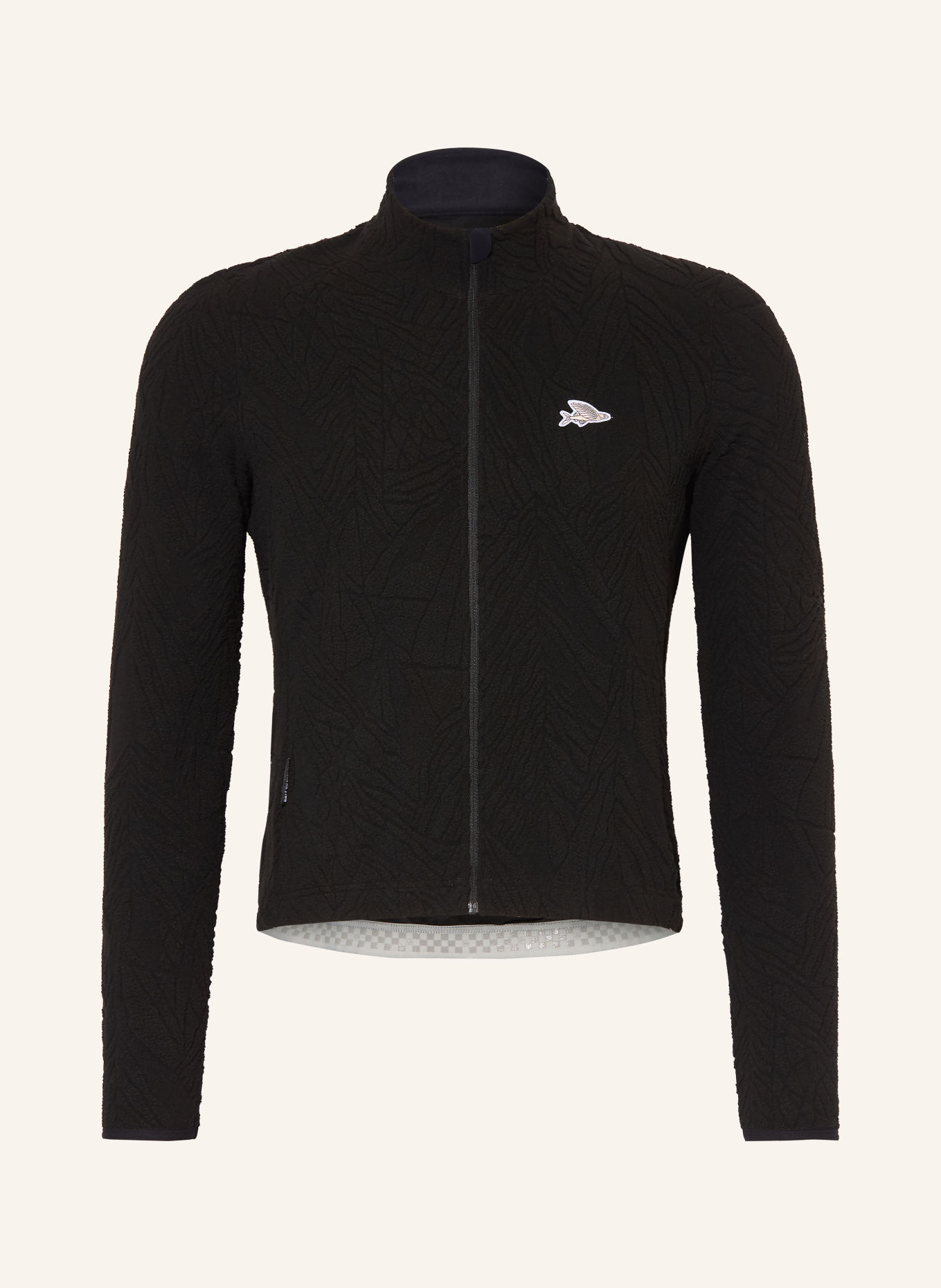CAFÉ DU CYCLISTE Fleecejas SOLANGE: ZWART