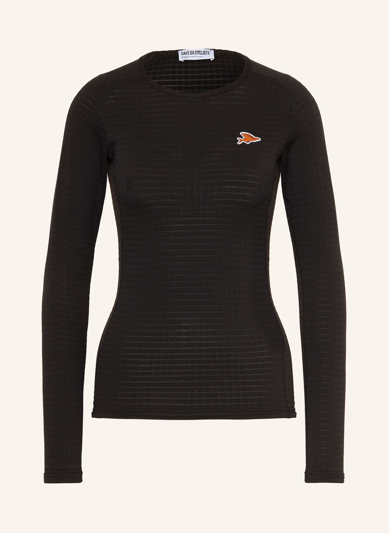 CAFÉ DU CYCLISTE Tricou funcțional COLINE: NEGRU