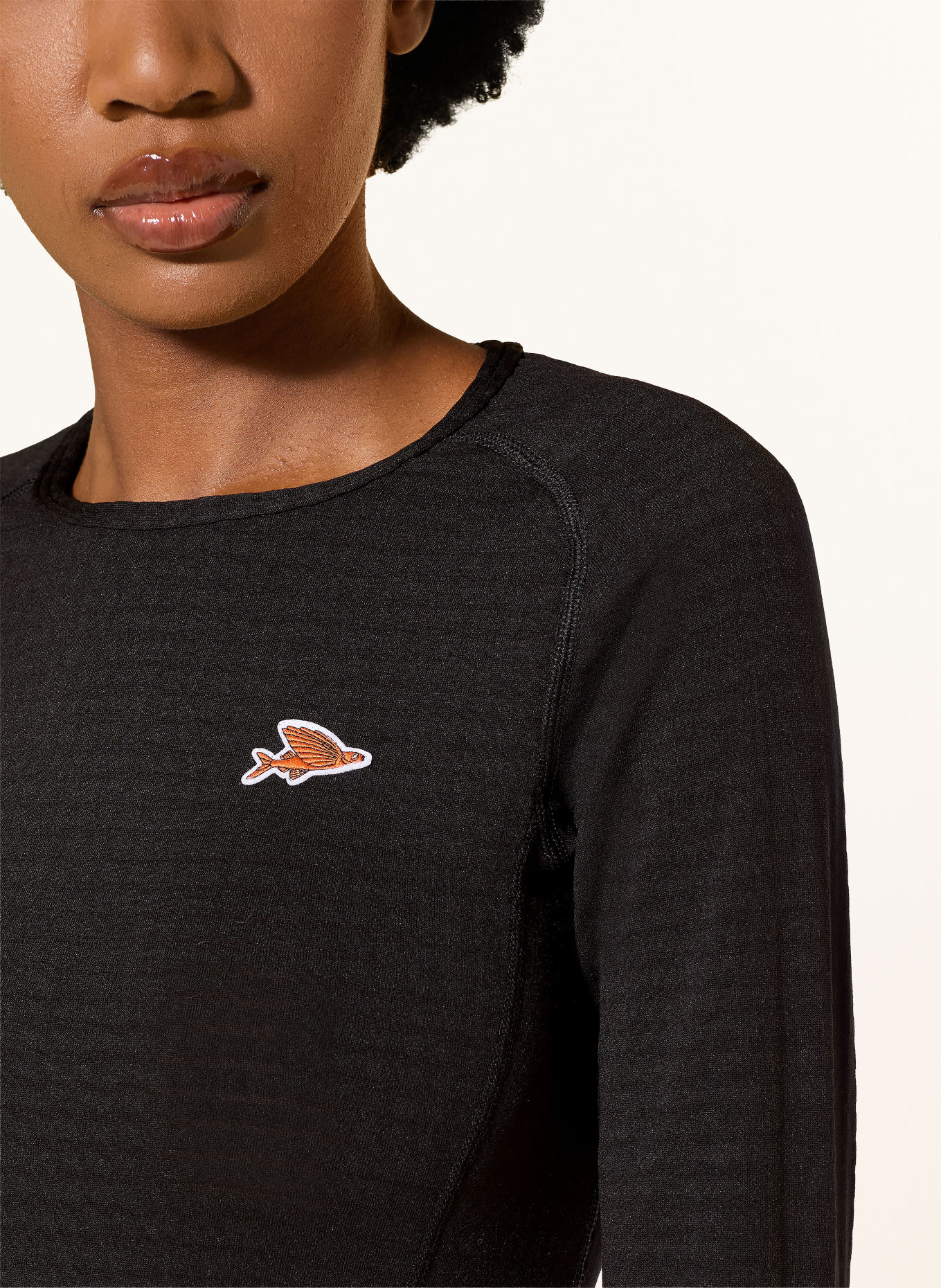 CAFÉ DU CYCLISTE Tricou funcțional COLINE: NEGRU