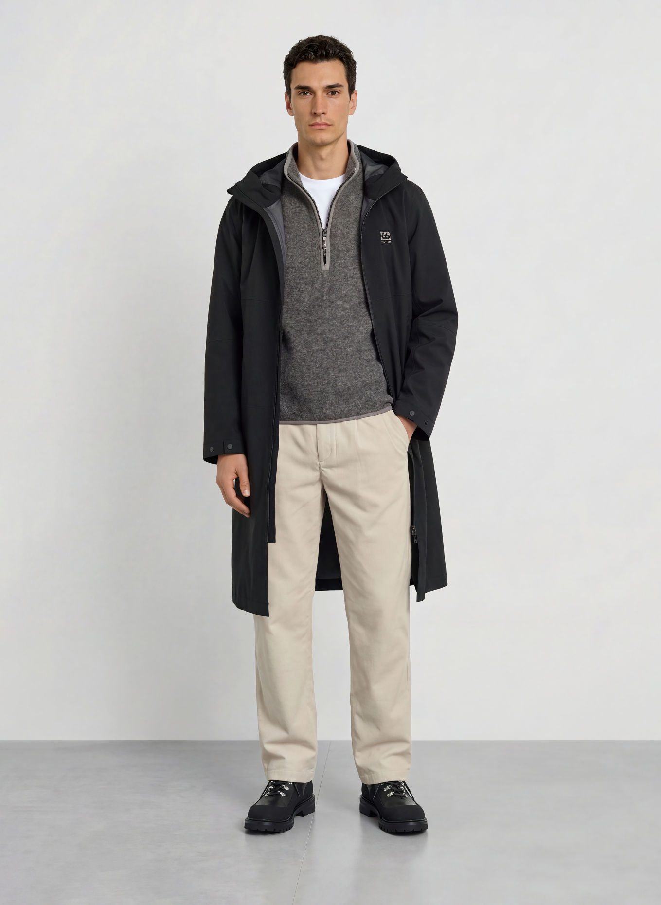 66°NORTH ADALVIK Raincoat: BLACK