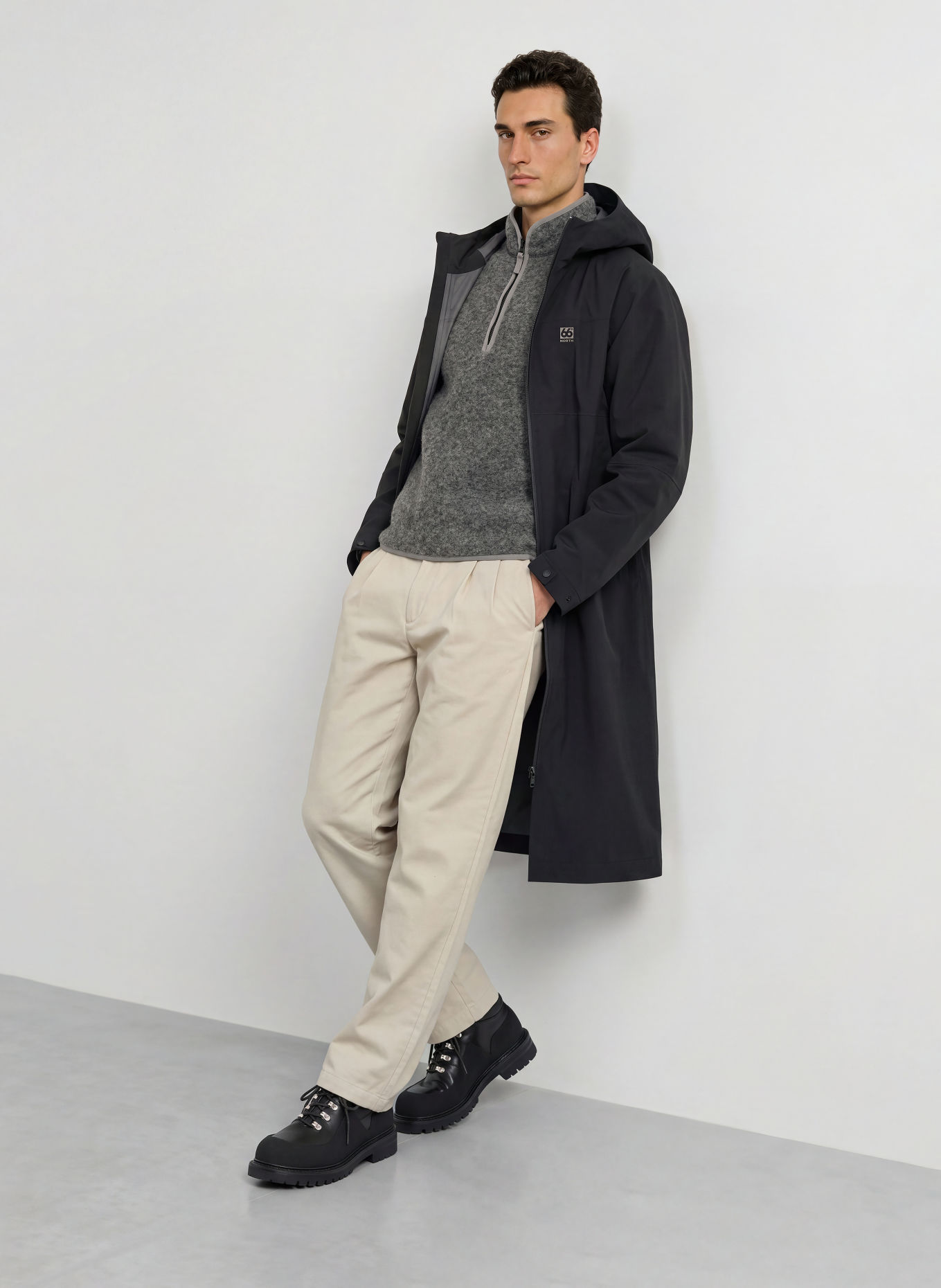 66°NORTH ADALVIK Raincoat: BLACK