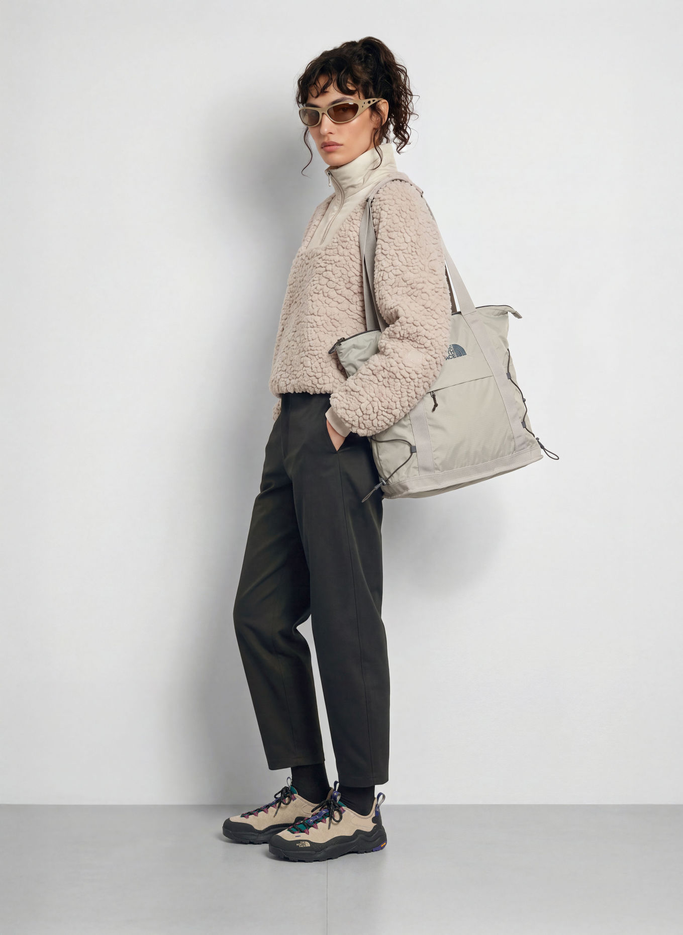 66°NORTH VARMAHILD-anorak van teddybont: BEIGE