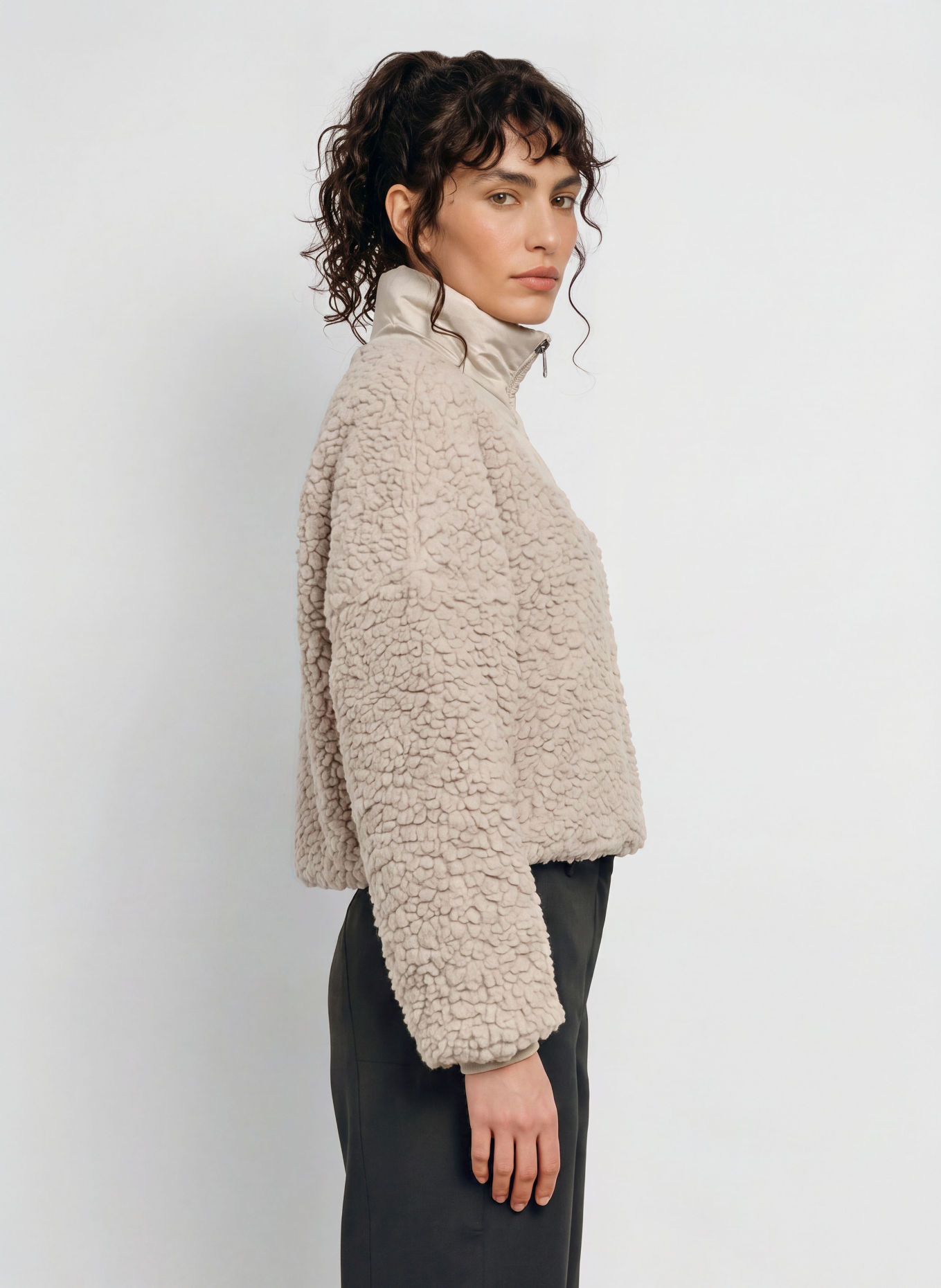 66°NORTH VARMAHILD-anorak van teddybont: BEIGE