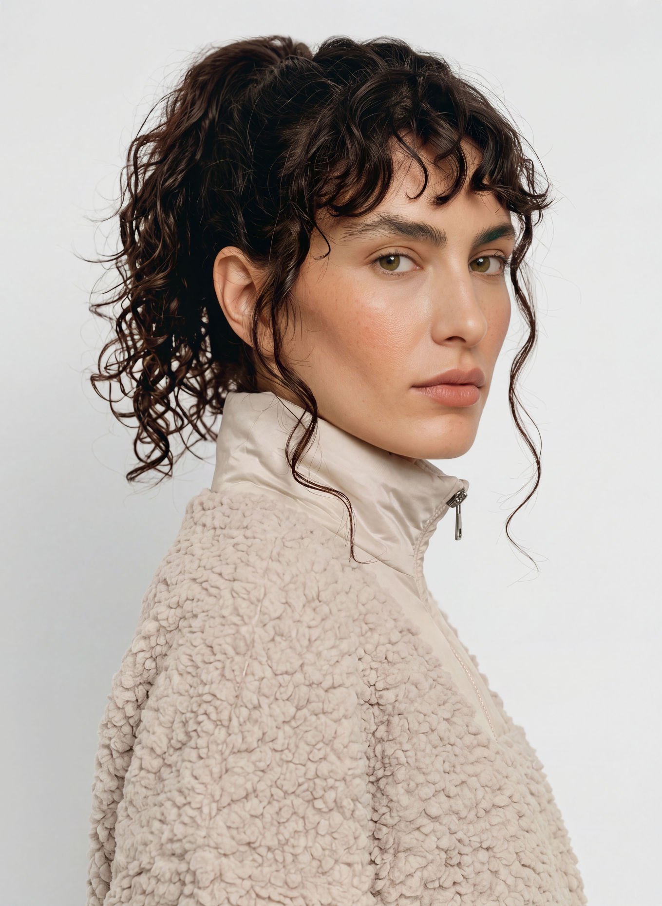 66°NORTH VARMAHILD-anorak van teddybont: BEIGE