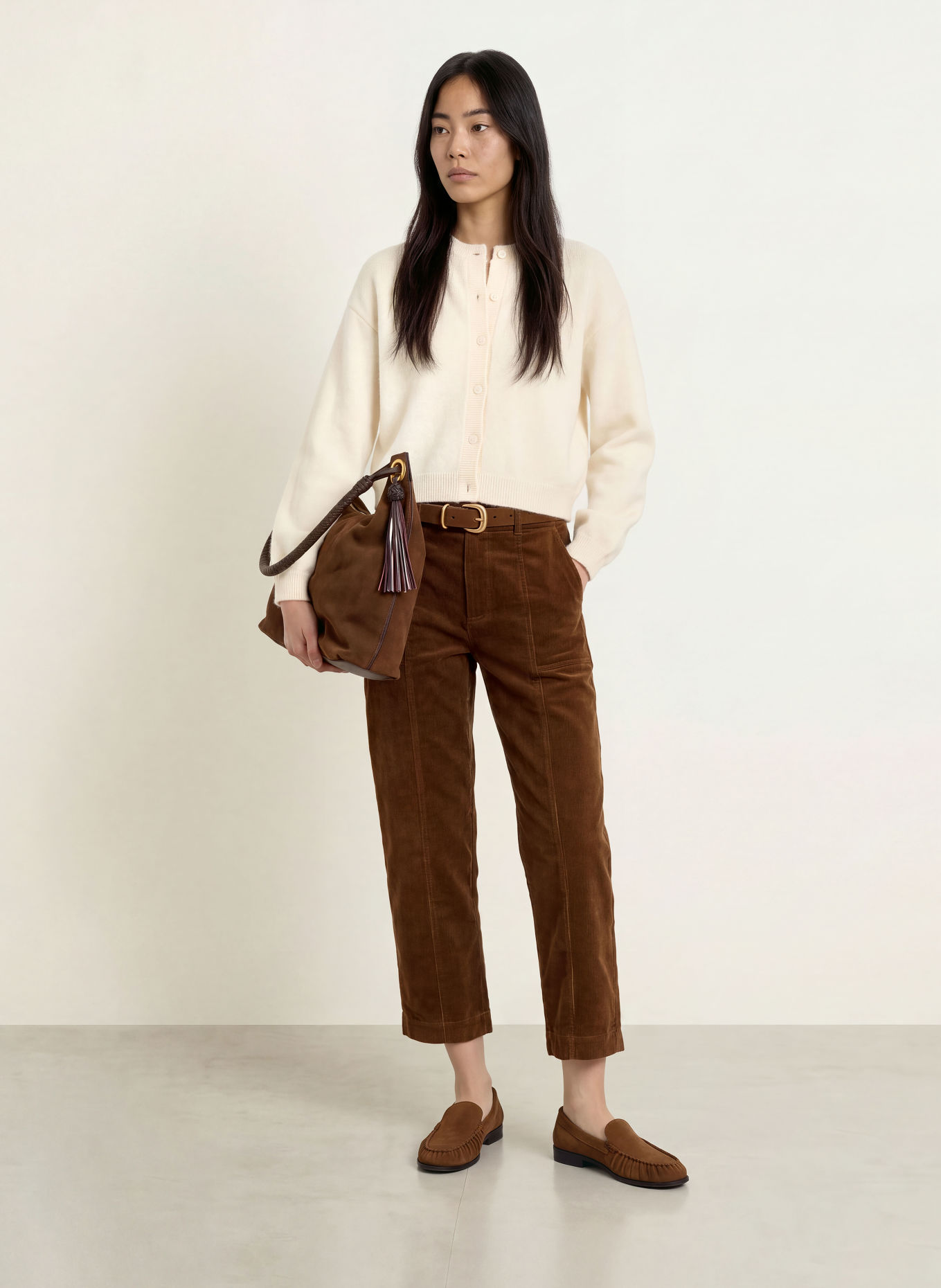 Part Two Corduroy pants NETTAPW: BROWN