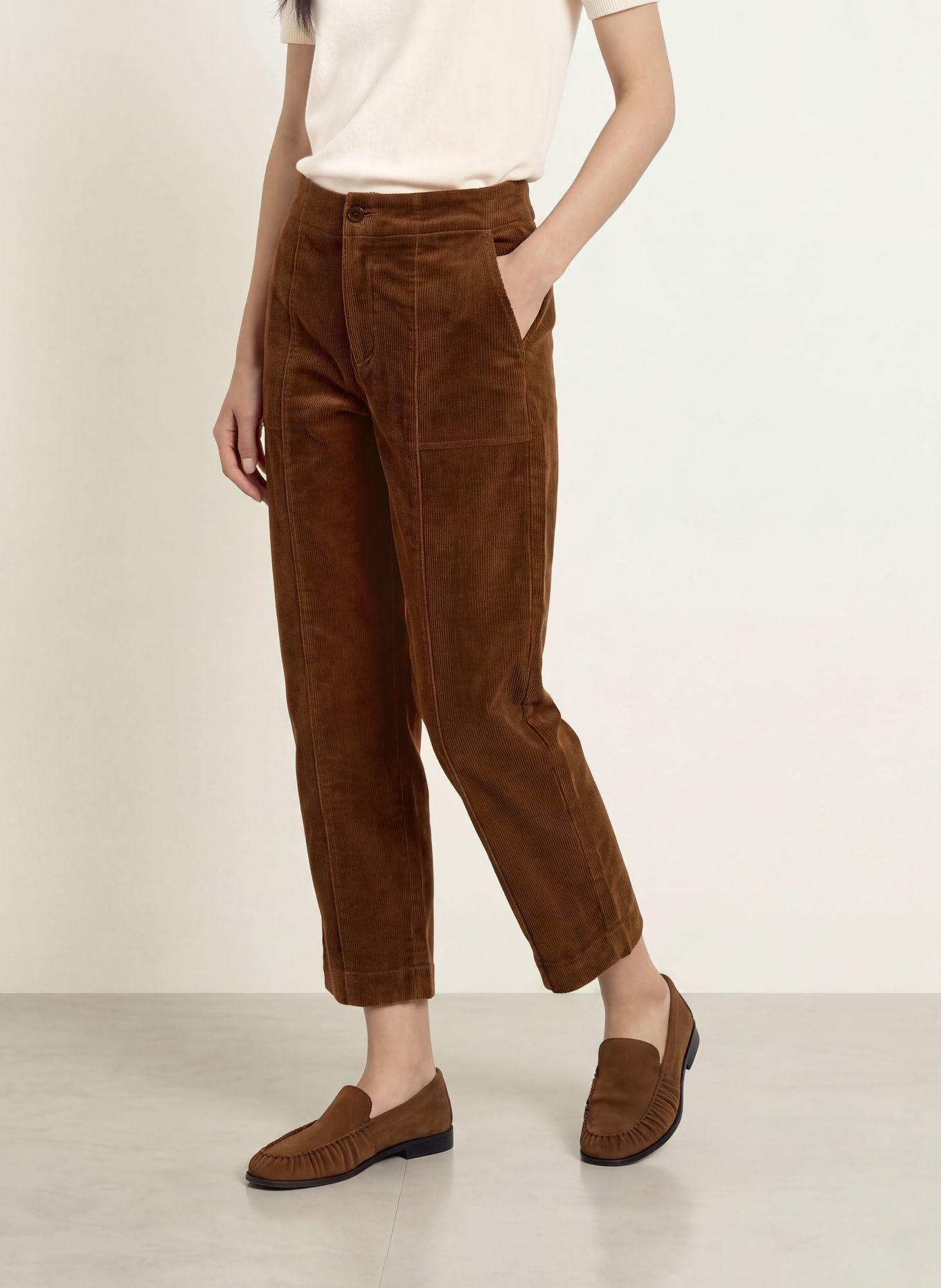 Part Two Corduroy pants NETTAPW: BROWN