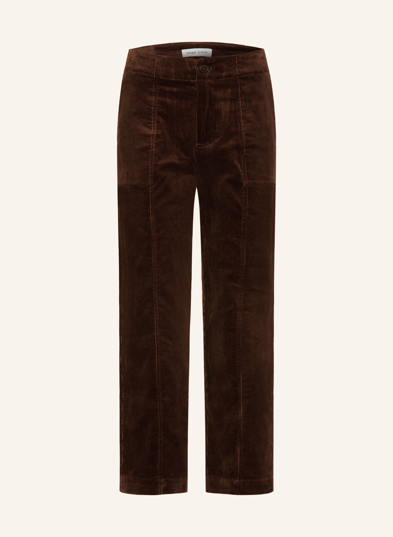 Part Two Corduroy pants NETTAPW: DARK BROWN