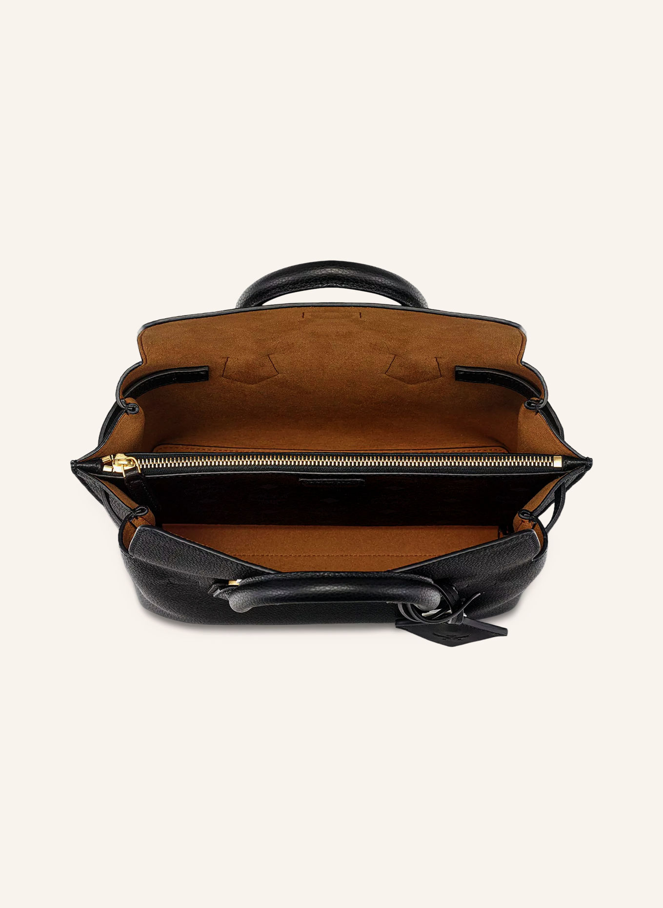 MCM MILLA SMALL Handbag: BLACK / GOLD