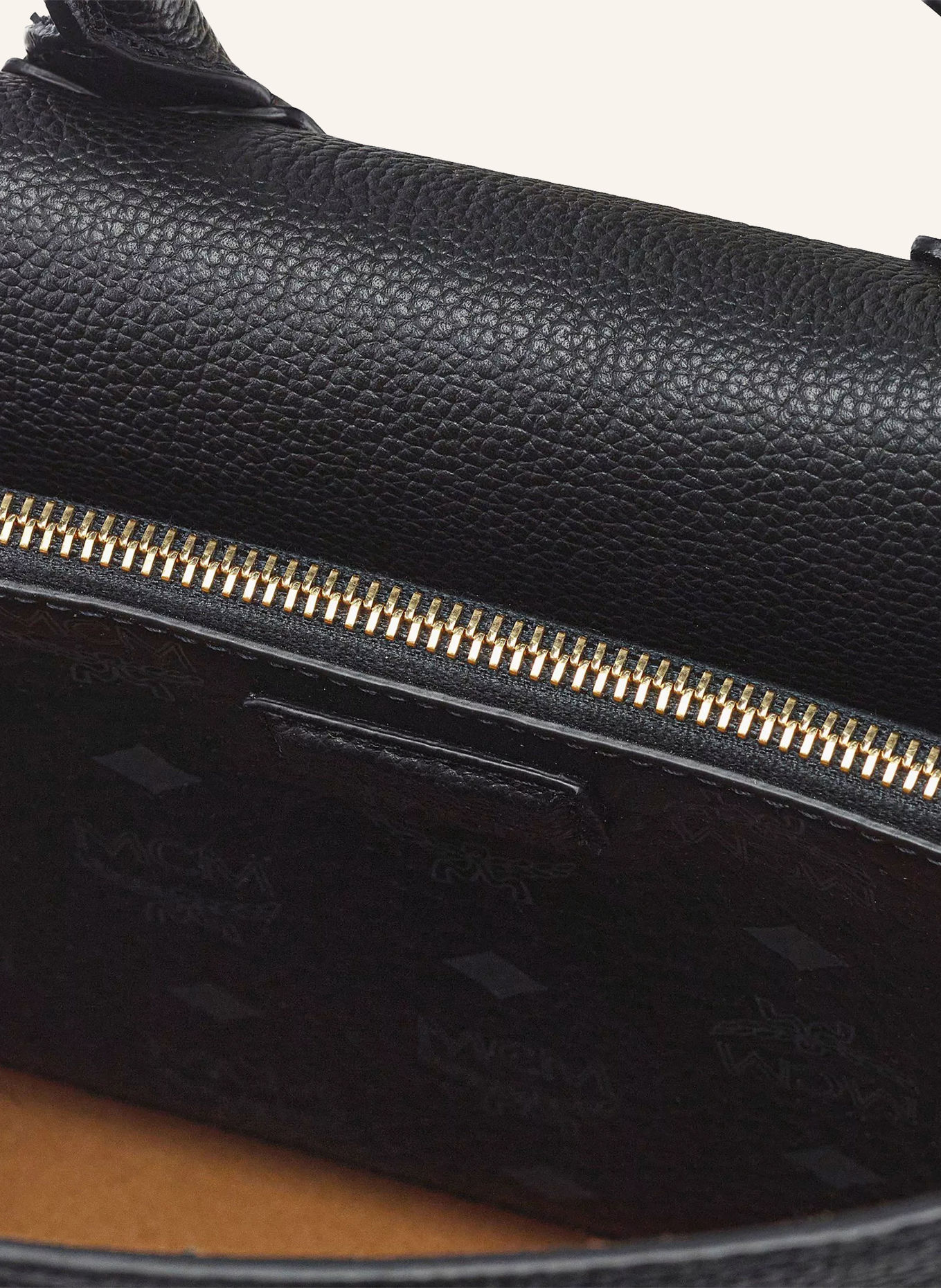 MCM MILLA SMALL Handbag: BLACK / GOLD