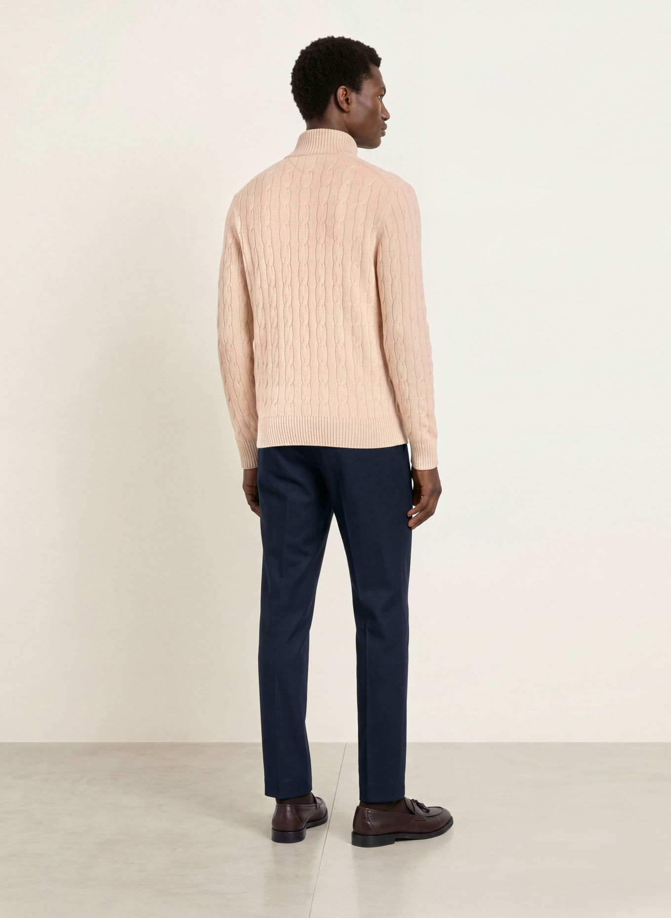TOMMY HILFIGER Sweter typu troyer: KREMOWY