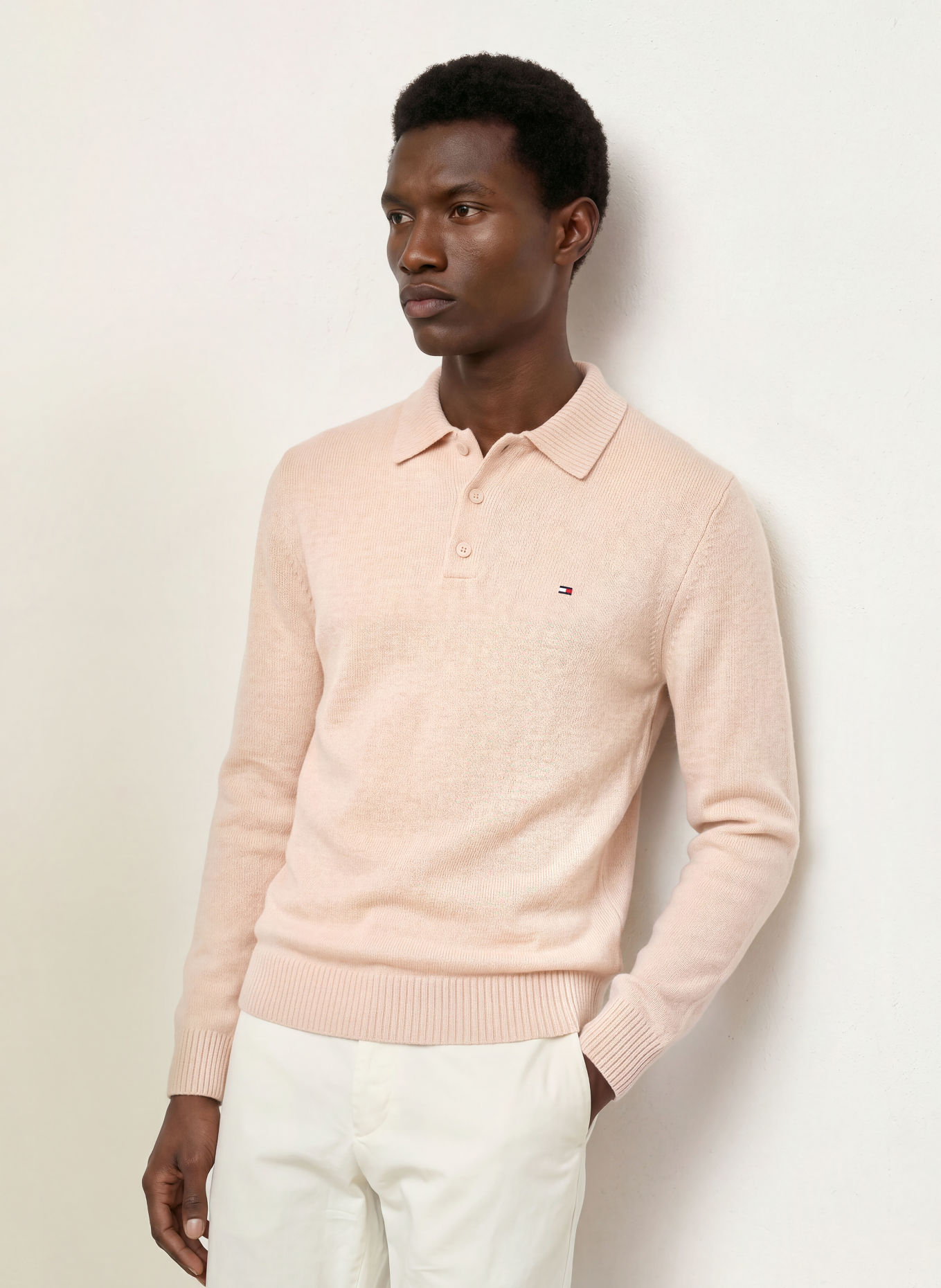 TOMMY HILFIGER Sweter: BEŻOWY