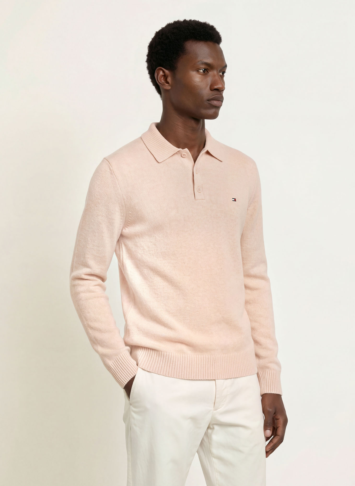 TOMMY HILFIGER Sweter: BEŻOWY