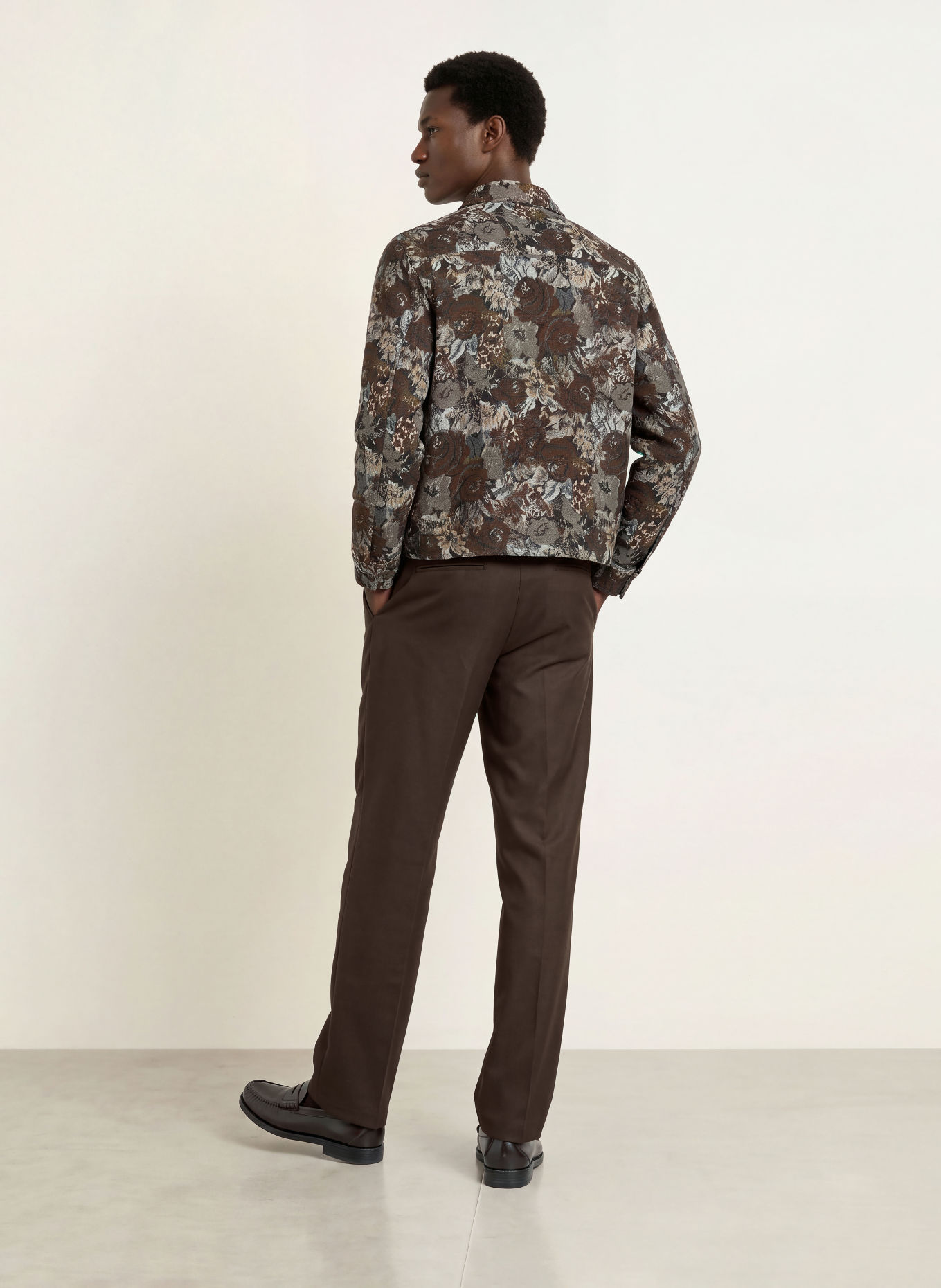 LES DEUX Chinos Regular Fit: MÖRKBRUN