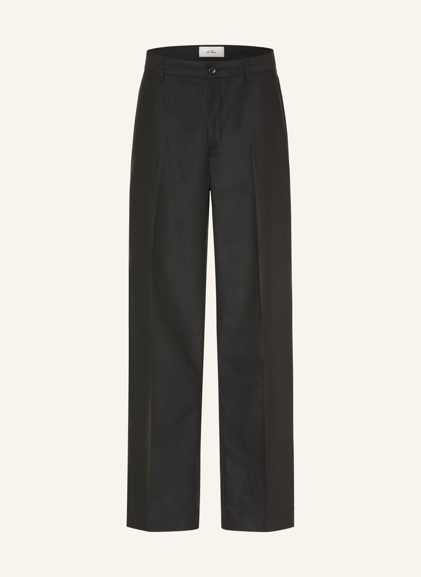 LES DEUX Chinos Loose Fit: SVART