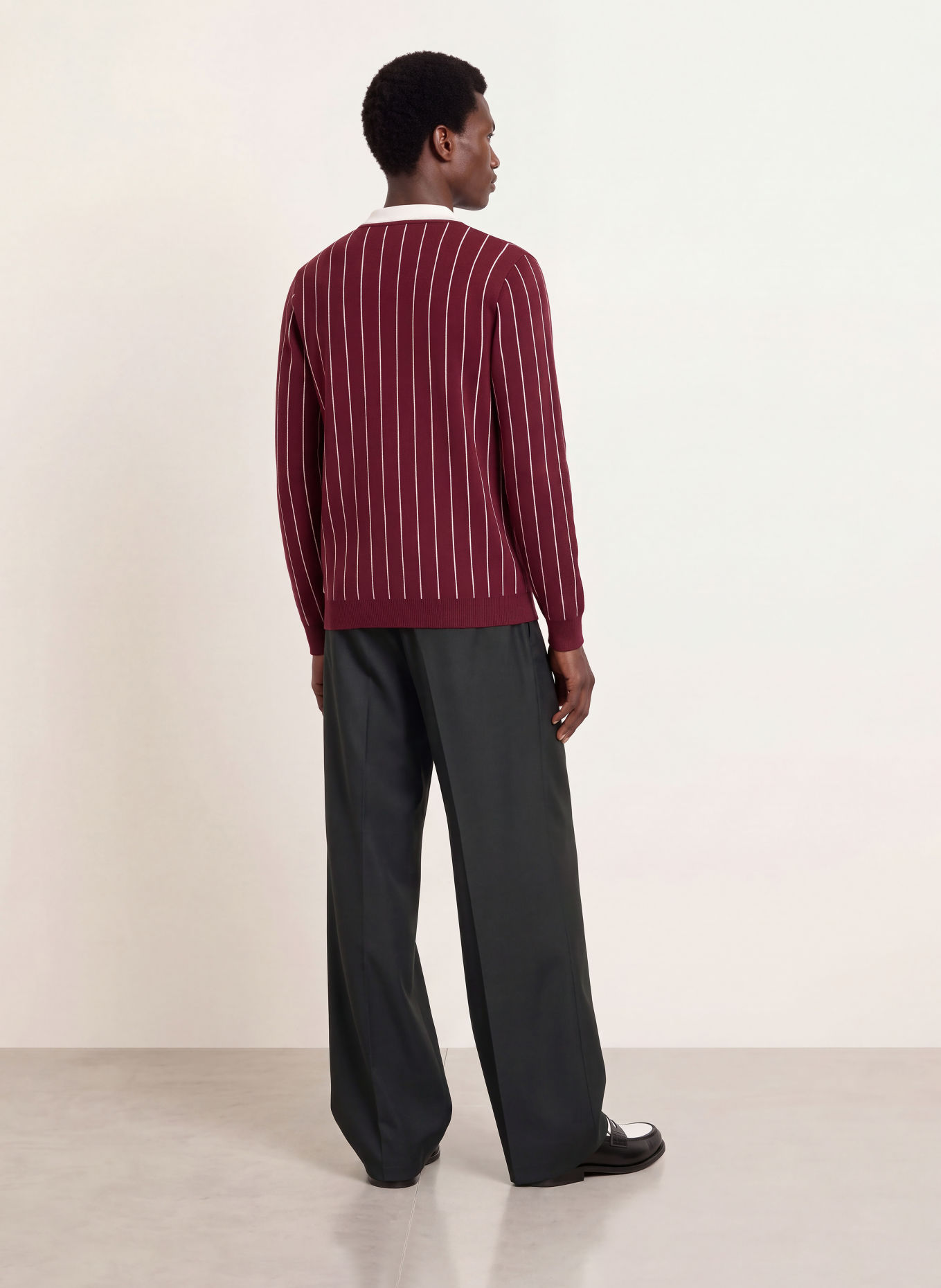 LES DEUX Chinos Loose Fit: SVART