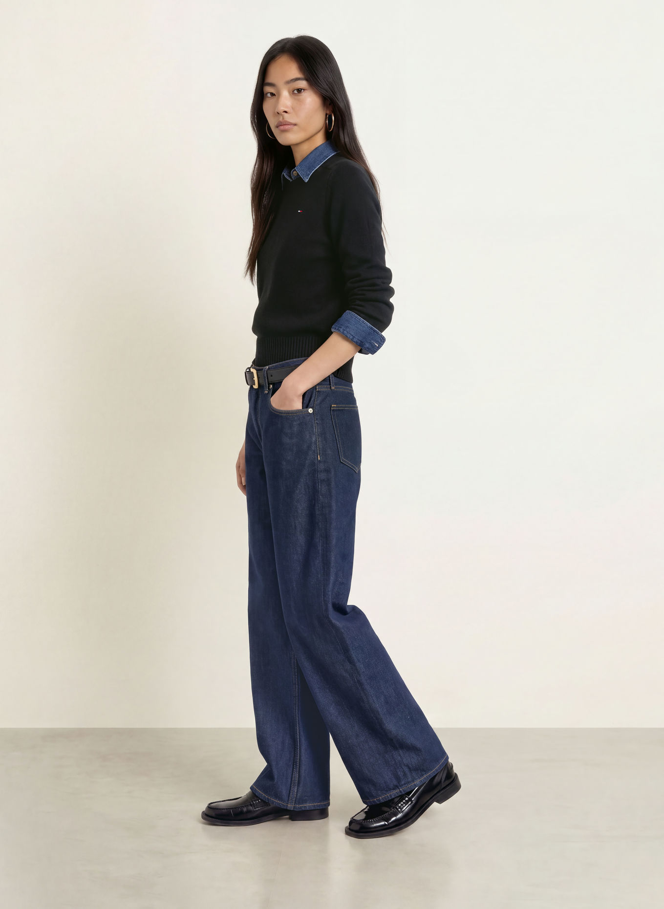 TOMMY HILFIGER Trui: ZWART