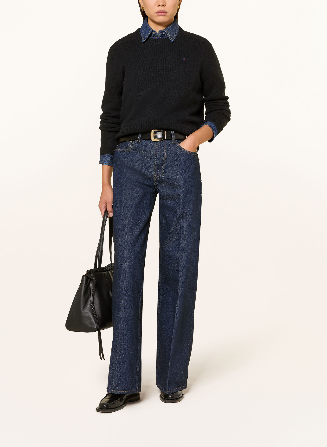 TOMMY HILFIGER Trui: ZWART