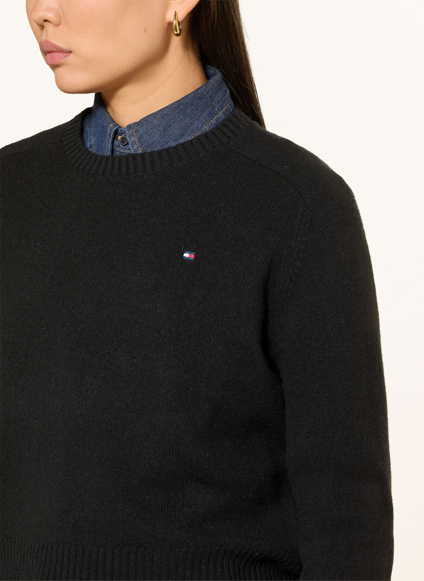 TOMMY HILFIGER Trui: ZWART