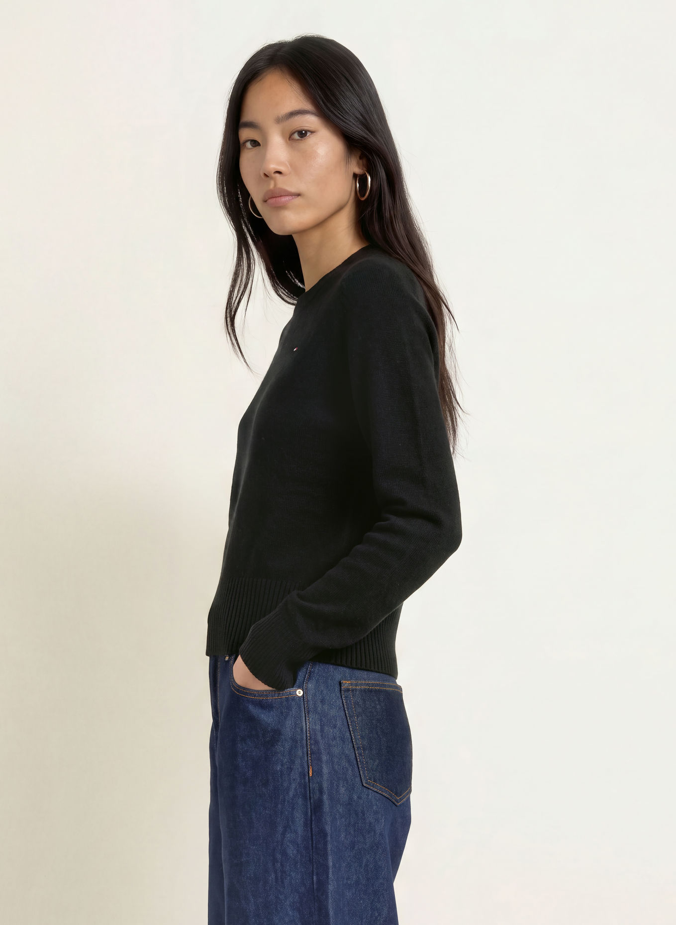 TOMMY HILFIGER Trui: ZWART