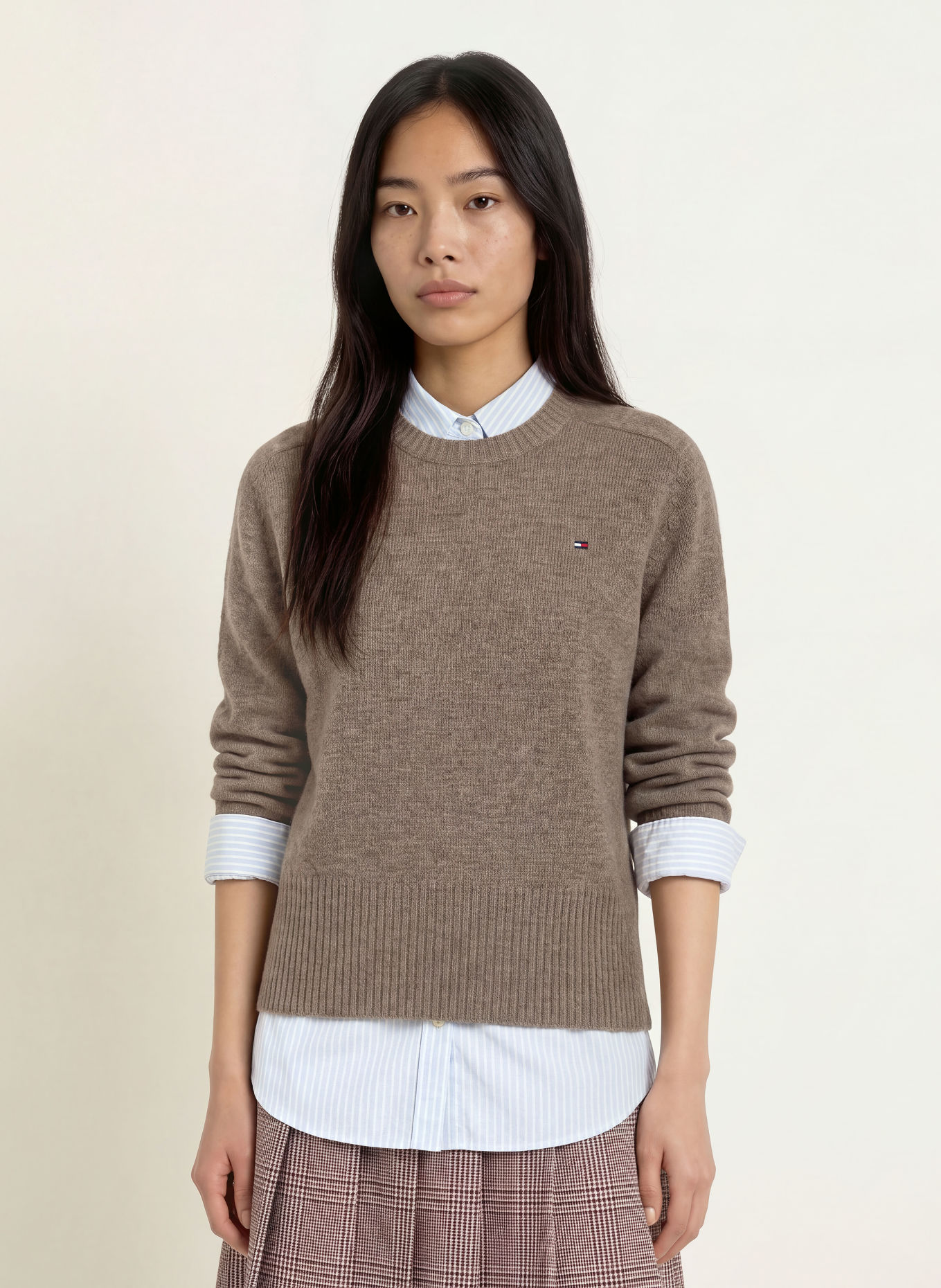 TOMMY HILFIGER Pullover: GRAU
