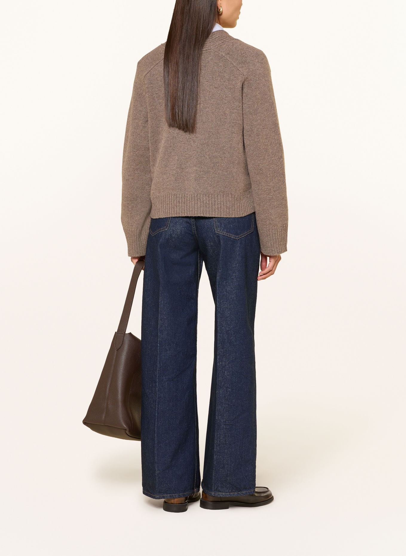 TOMMY HILFIGER Cardigan: TAUPE